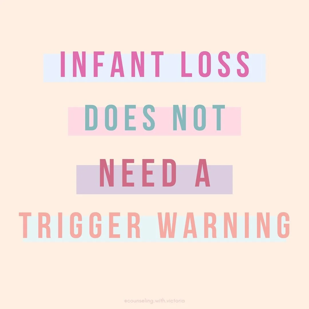 One of my most passionate stances. 

We don&rsquo;t expect people to use trigger warnings when their parents, friends, pets, or any other in order death and loss occurs. So why do people think it is acceptable to ask loss parents to use trigger warni