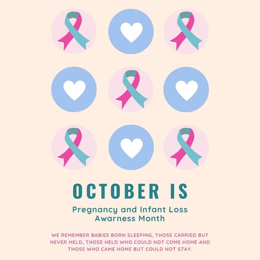 Pregnancy &amp; Infant Loss Awareness Month starts today. This month is a time of awareness, education, and remembrance of all of the babies gone too soon.

As a therapist, it is my passion to increase awareness and educate others on perinatal loss. 