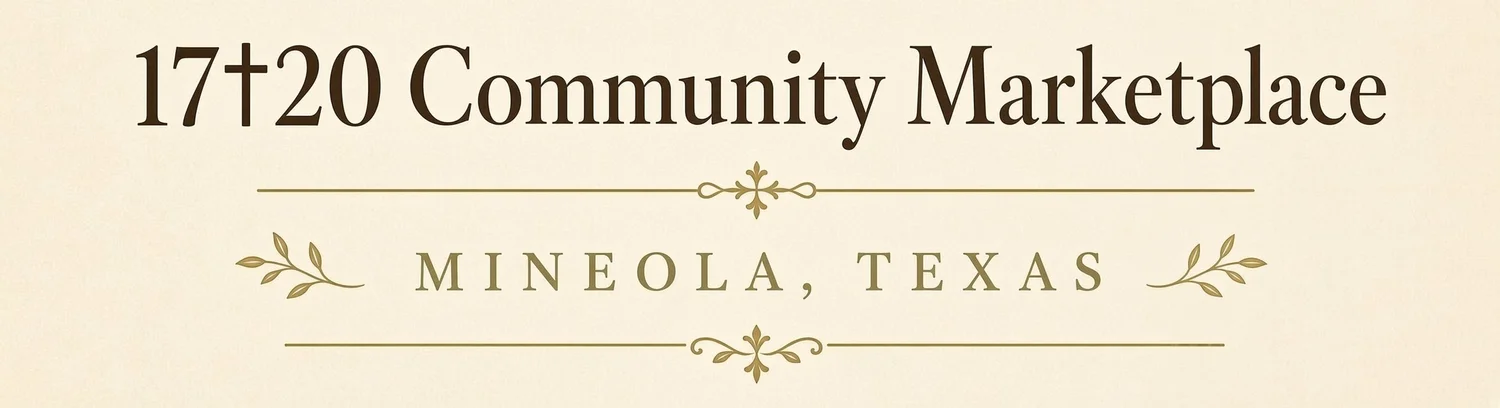 1720 Community Marketplace                                   Vendor Mall