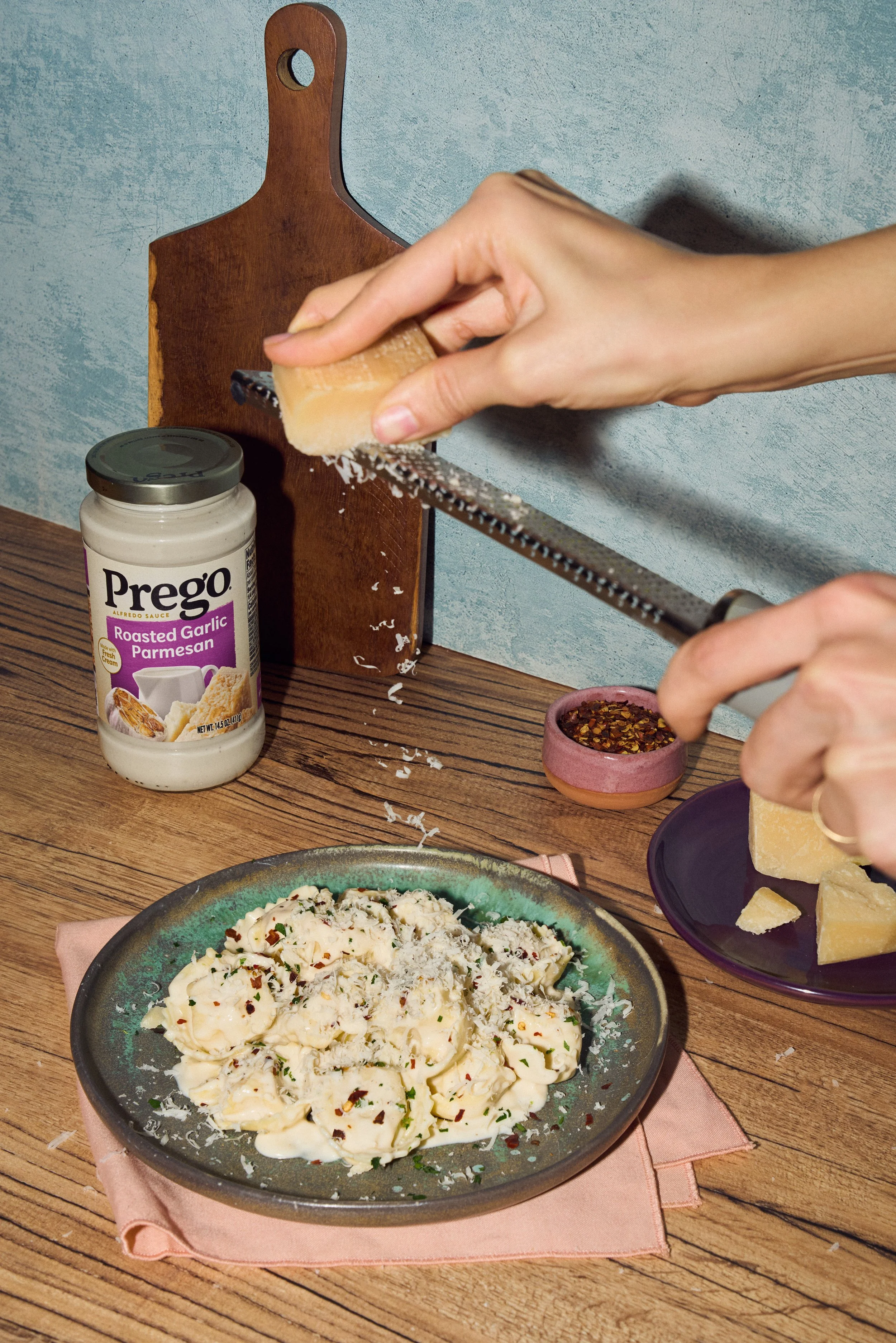 Ravioles en sartén a la alfredo.jpg