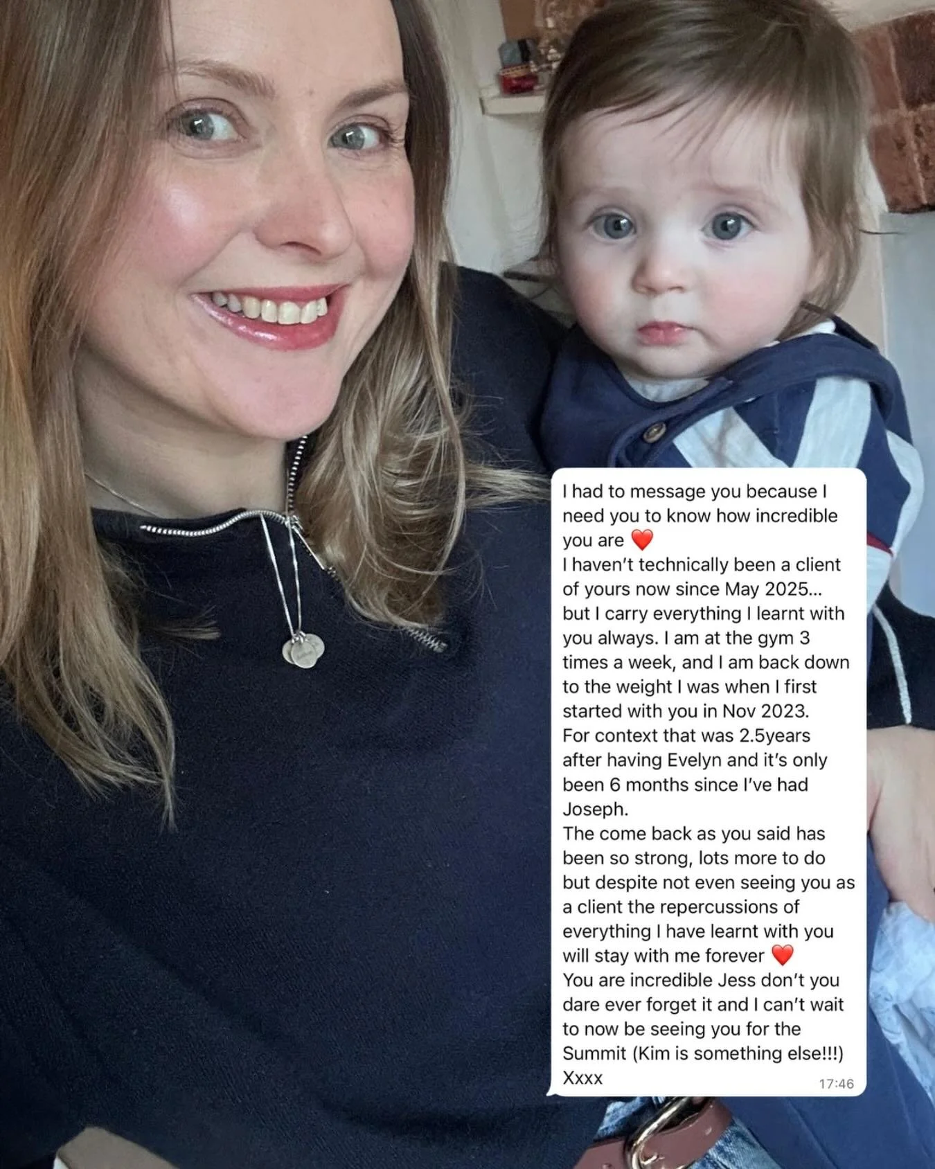 This.

This is the goal.

Not needing me forever.

Not starting over every January.

Not panicking when life changes.

She hasn&rsquo;t been a client since May.

She&rsquo;s had a baby.

Life has moved.

And she&rsquo;s still training 3x a week.

Sti