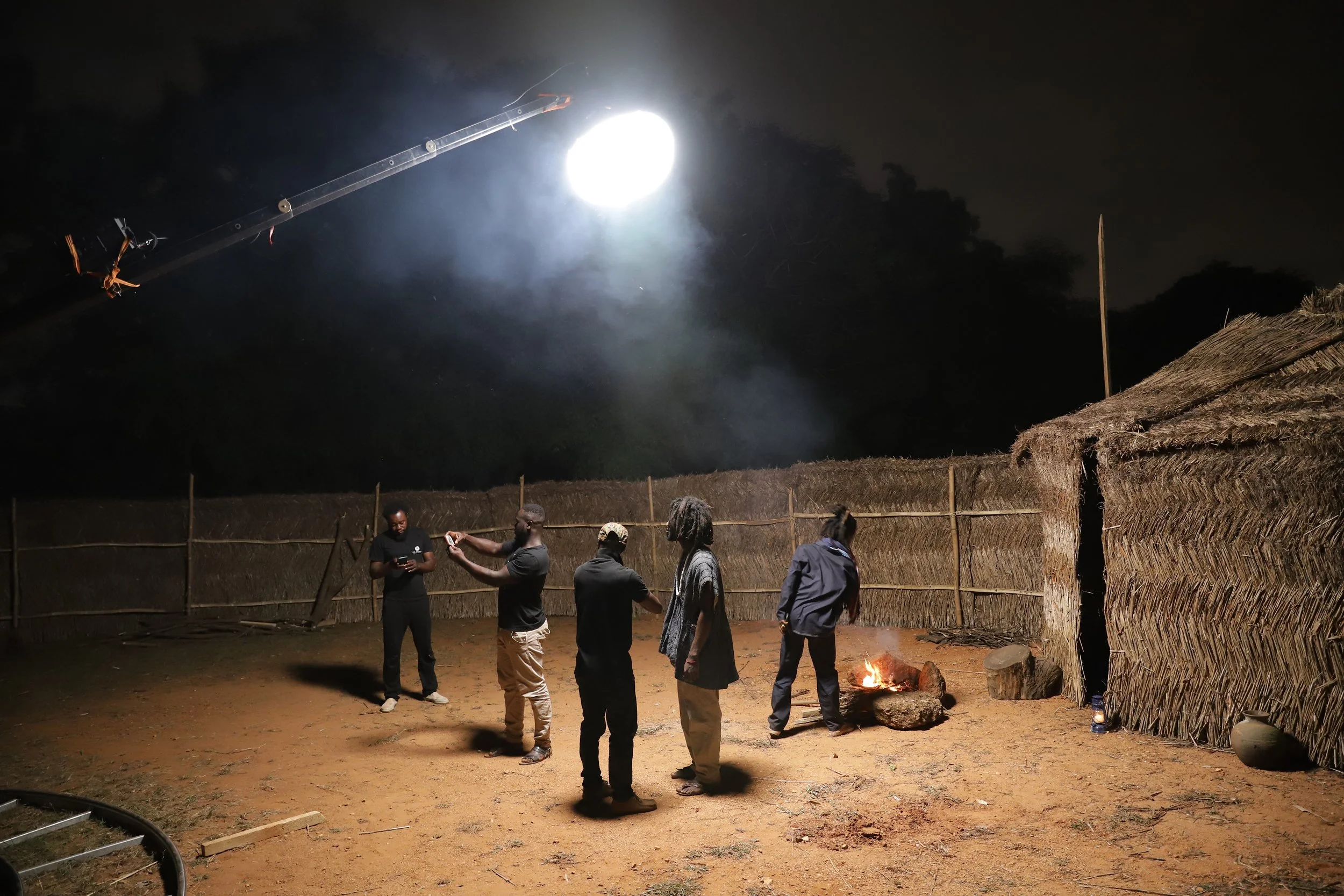 On the set of Certain Wids from the south.JPG