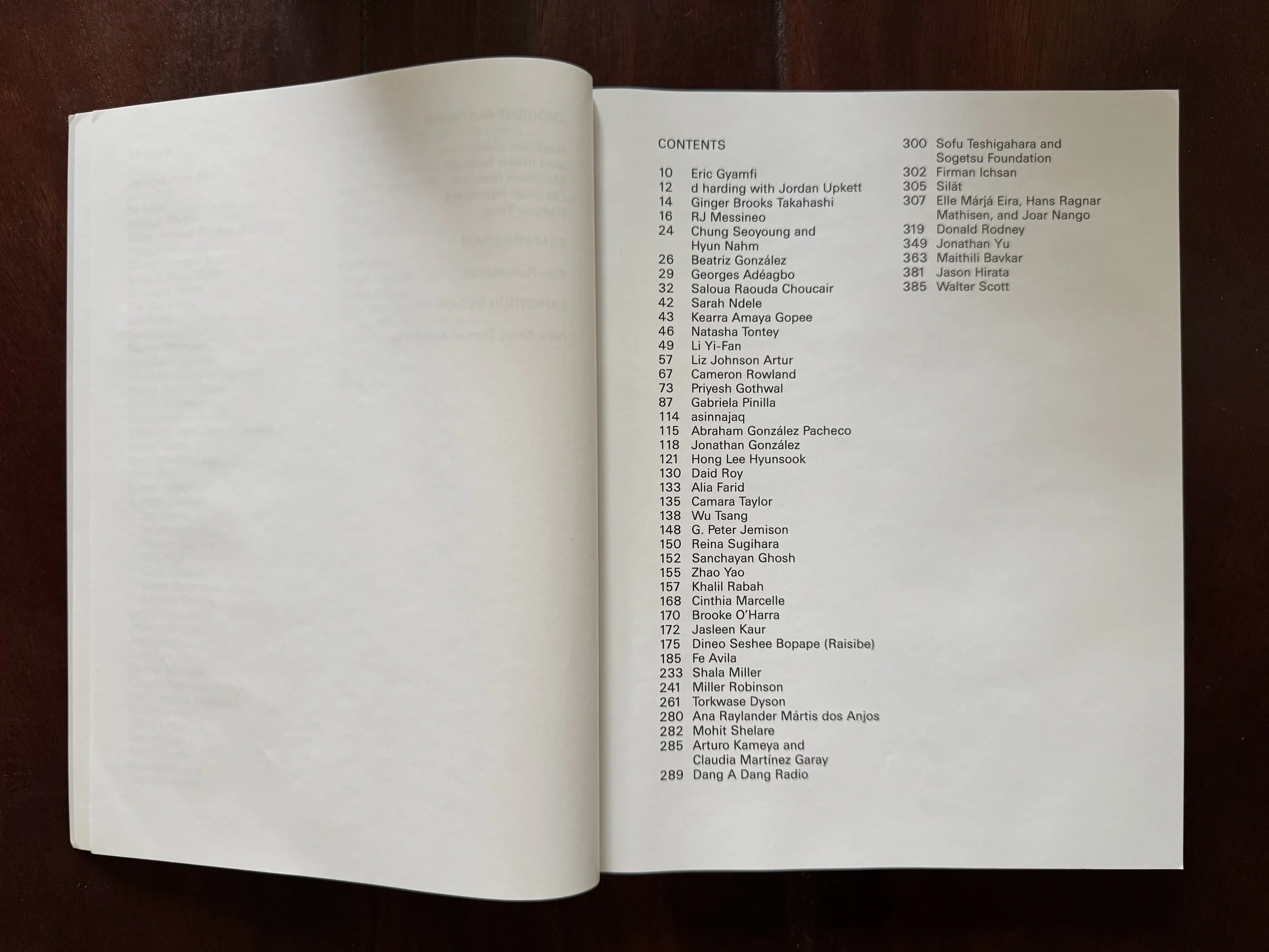 catalogue for "if the word we", 59th carnegie international, carnegie museum of art, edited by liz park, ryan inouye, danielle a. jackson, michelle song and serge spindles, 2026