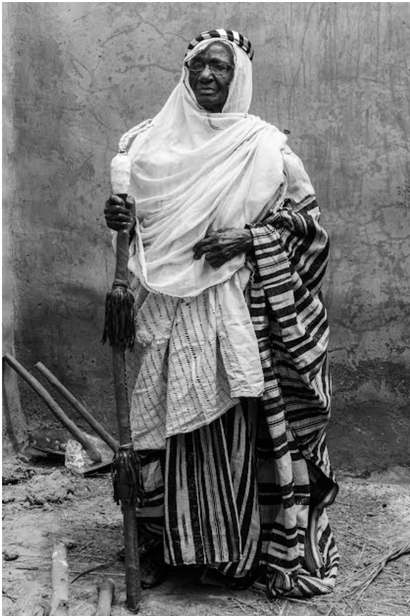 gundo naa hajia samata abudu, archival portrait photograph by eric gyamfi