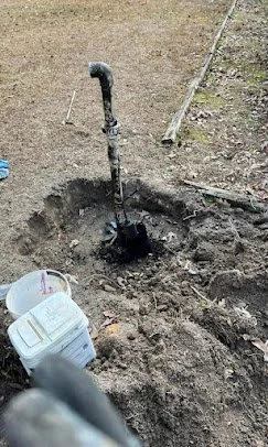 pump from a lift station for a septic tank