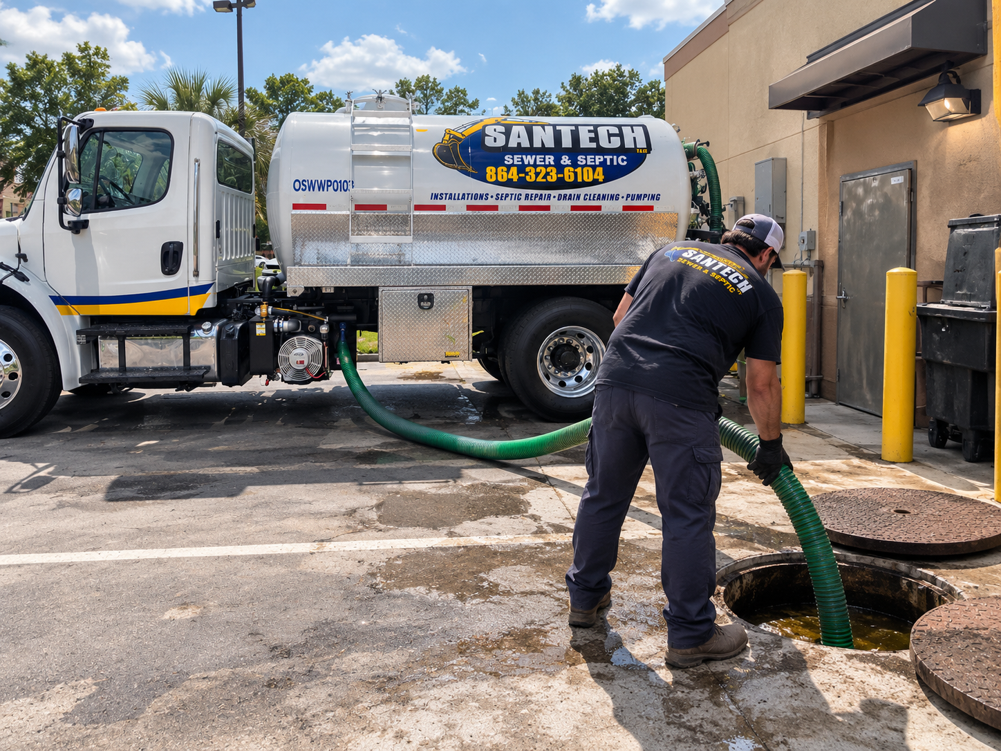 Santech grease pumping