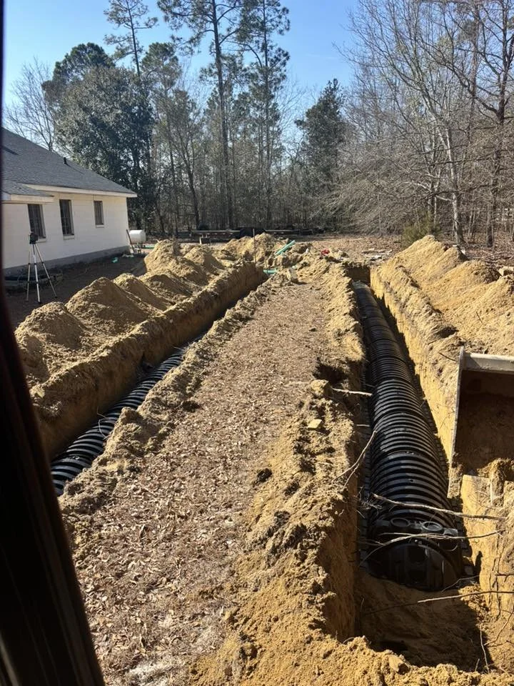 New drain field in Gilbert, SC