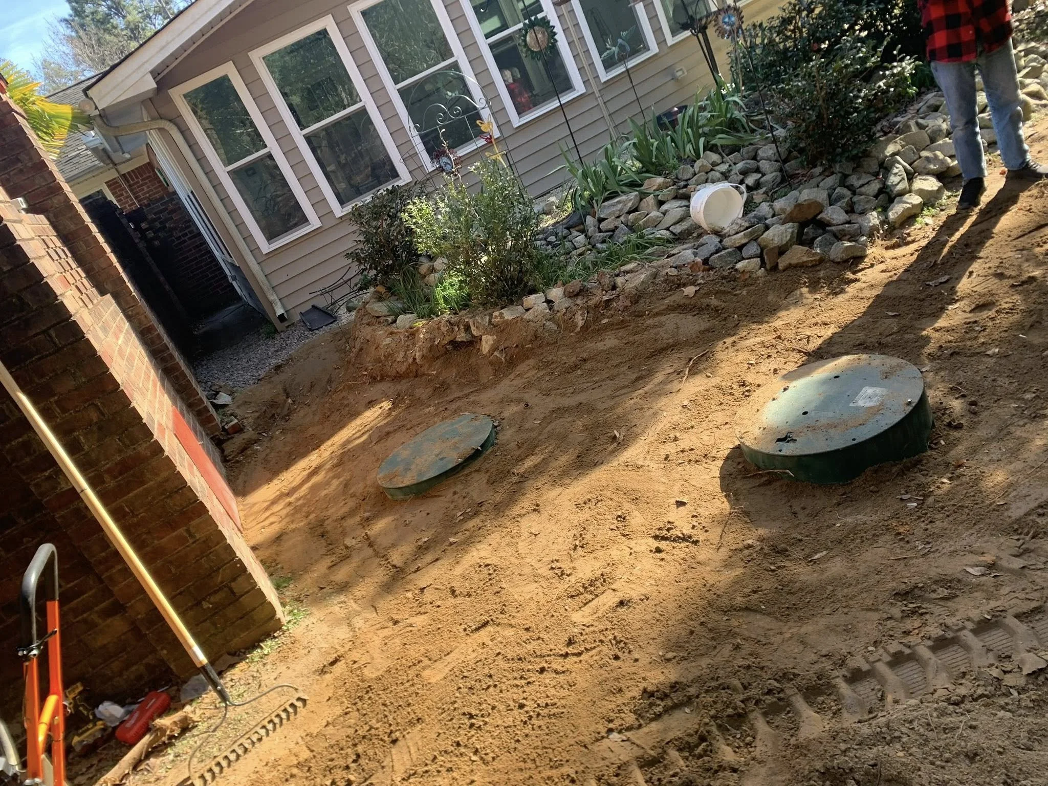 Lid riser install