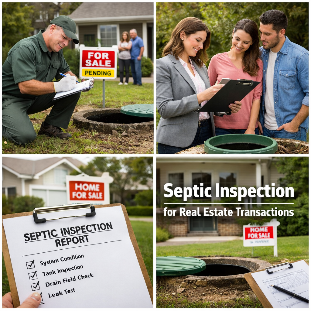 septic inspection for real estate sales