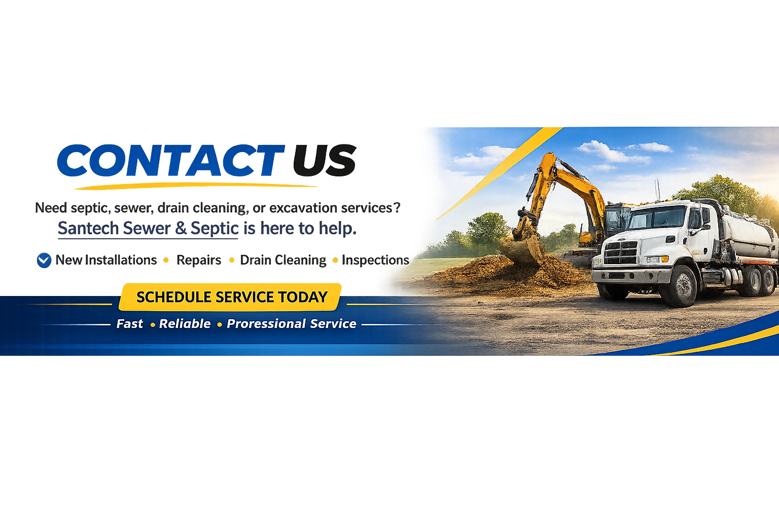 santech septic company contact form