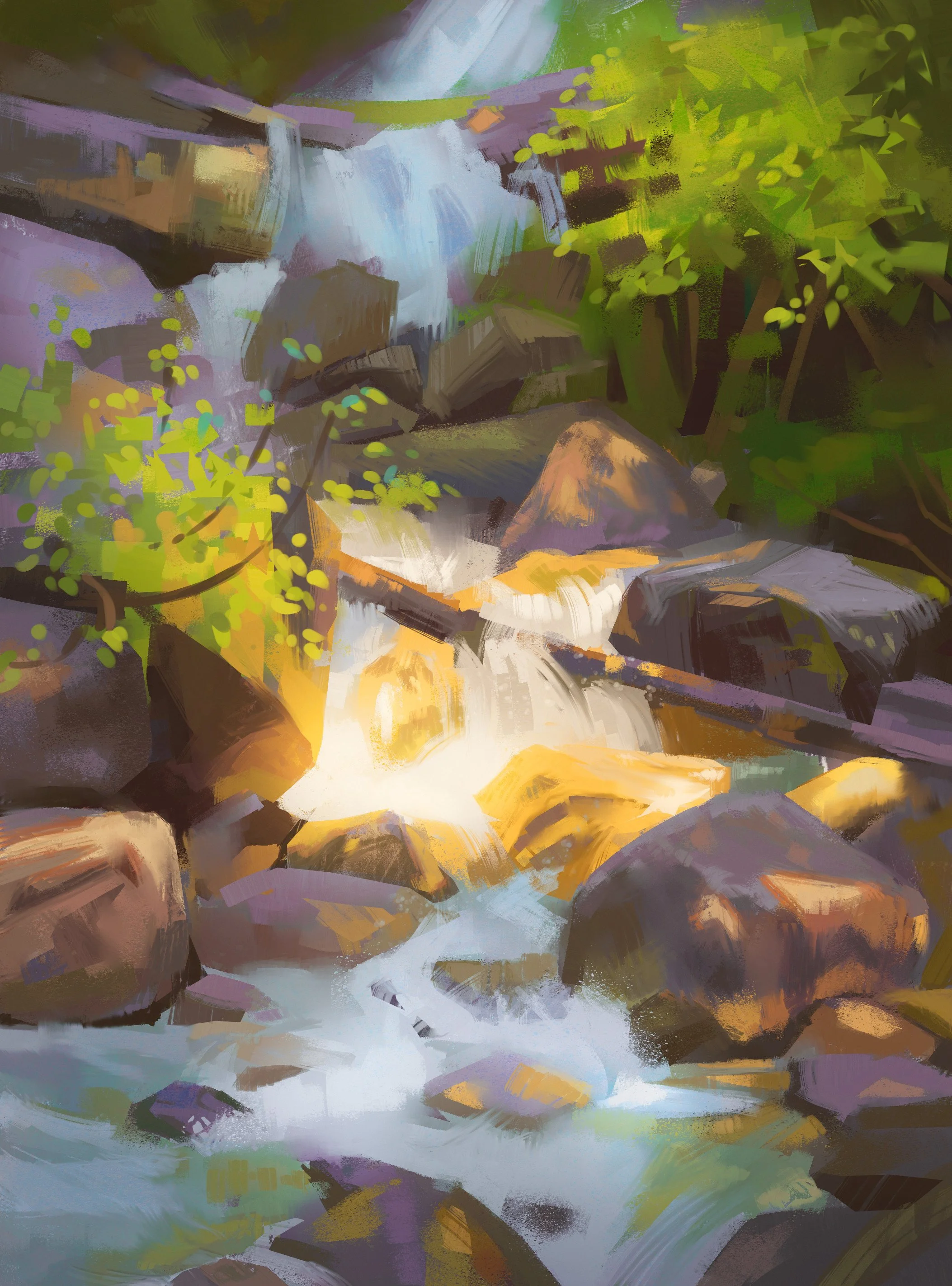 Part of my landscape studies series, Photoshop