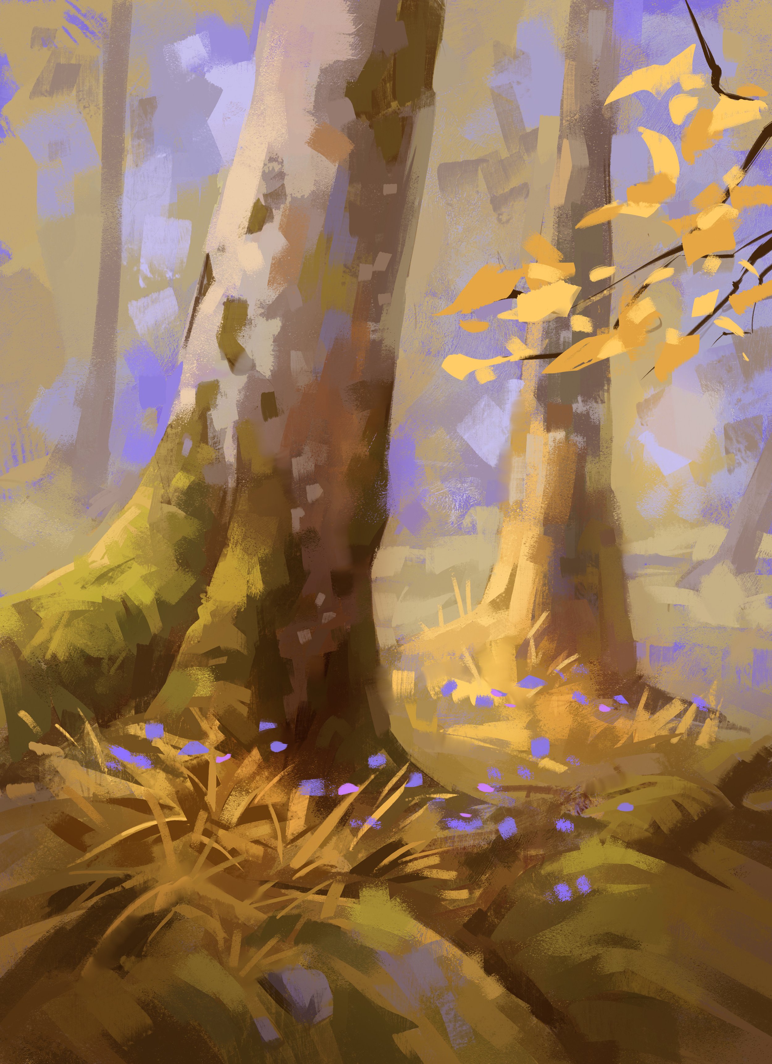 Part of my landscape studies series, Photoshop