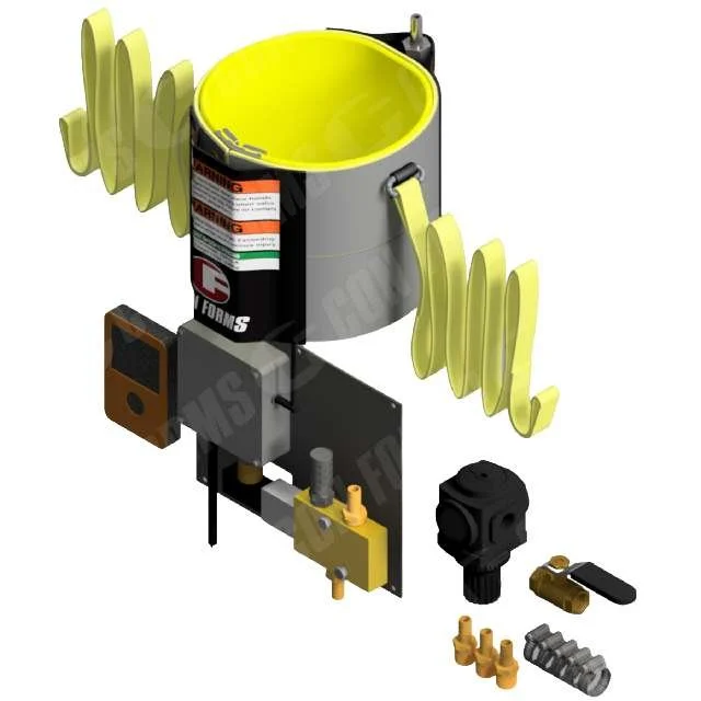 Air Cuff™ Shutoff Valve manages spills and restricts flow by squeezing the end hose shut using an inflatable bladder. Controlled by either remote control or integration with the pump's control circuit.