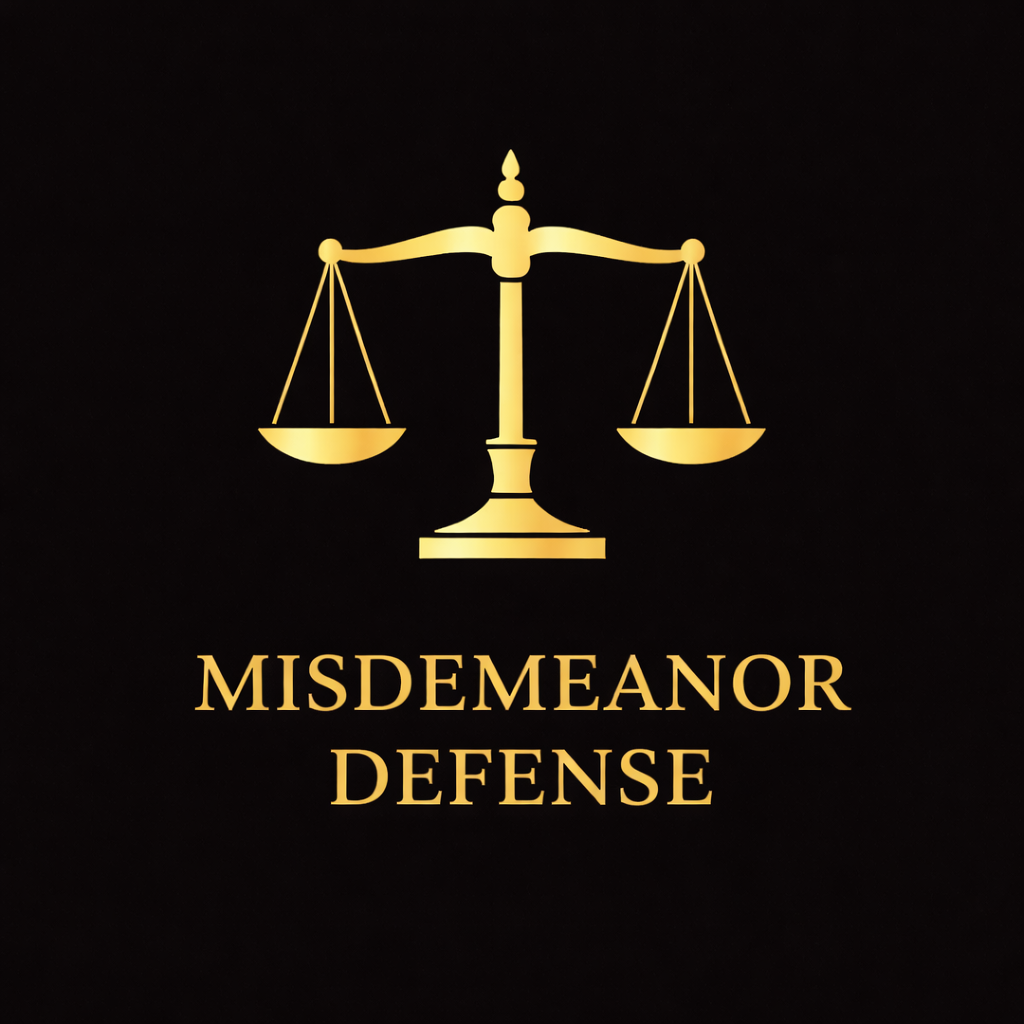 Misdemeanor Defense