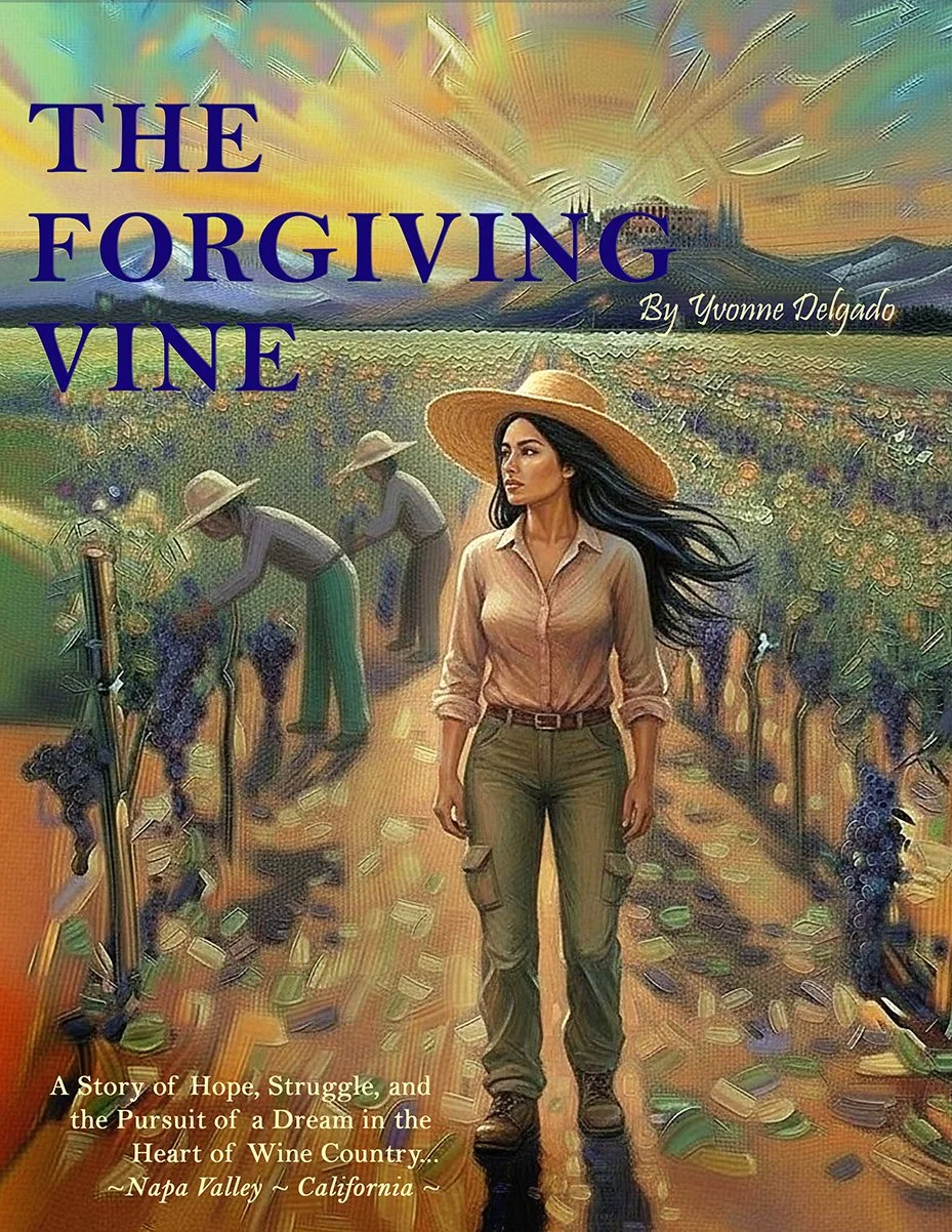 The Forgiving Vine by Yvonne Delgado. A Story of Hope, Struggle, and  the Pursuit of a Dream in the  Heart of Wine Country... Napa Valley, California
