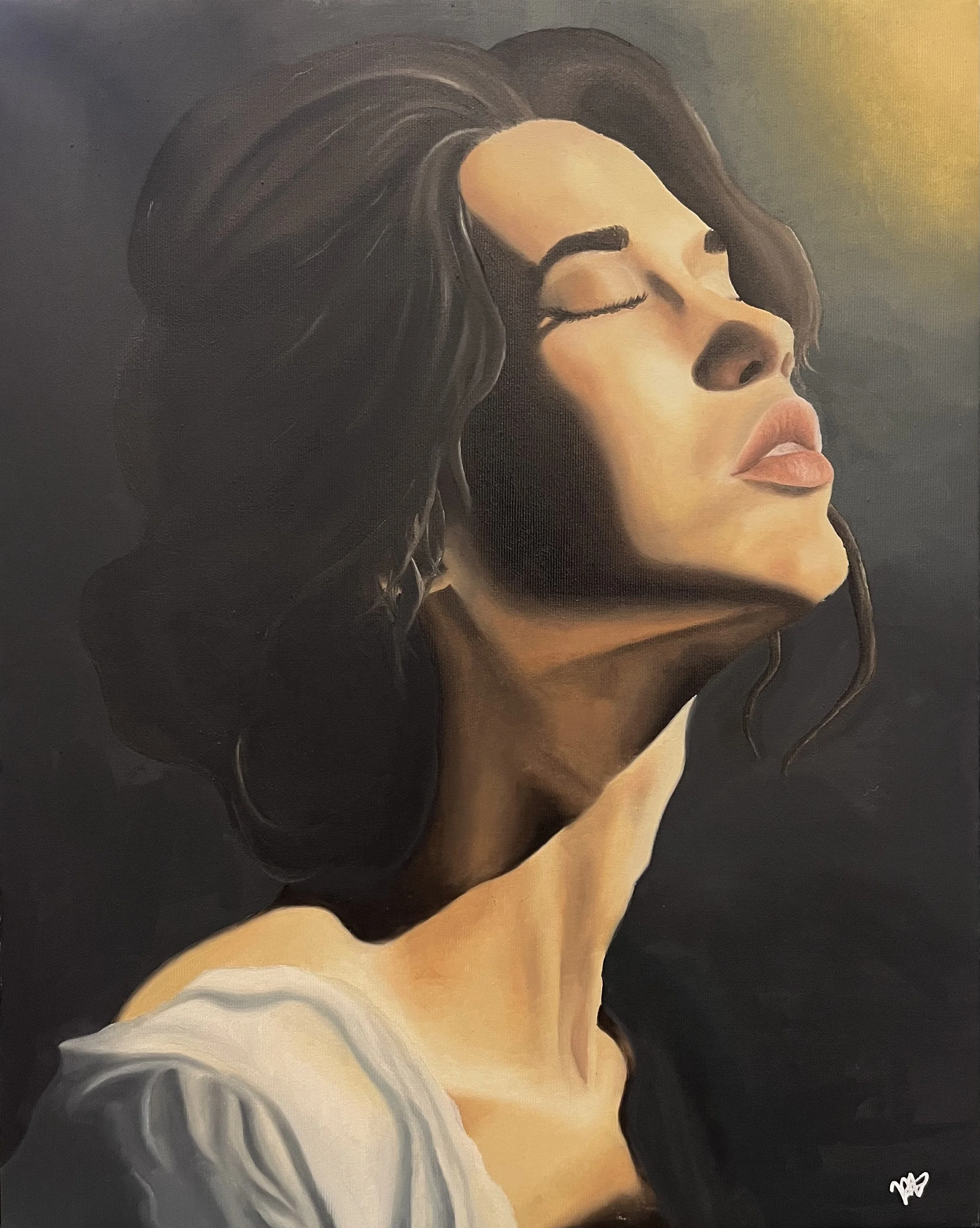 "EMMA" 30 X 40 cm. Oil on canvas. 2025. (Painted during studies in Italy)