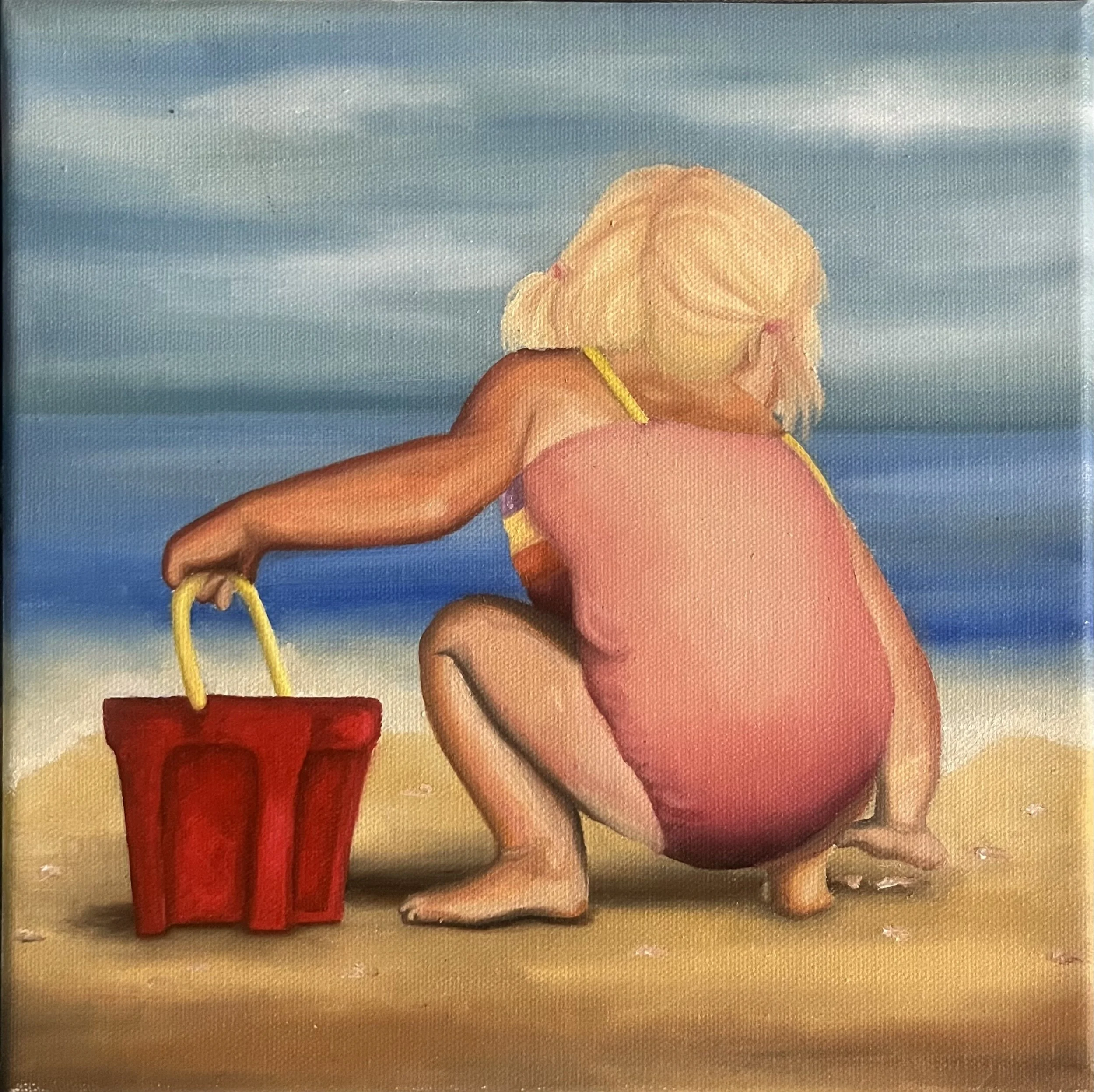 Little Girl At the Beach