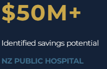 $50M identified savings