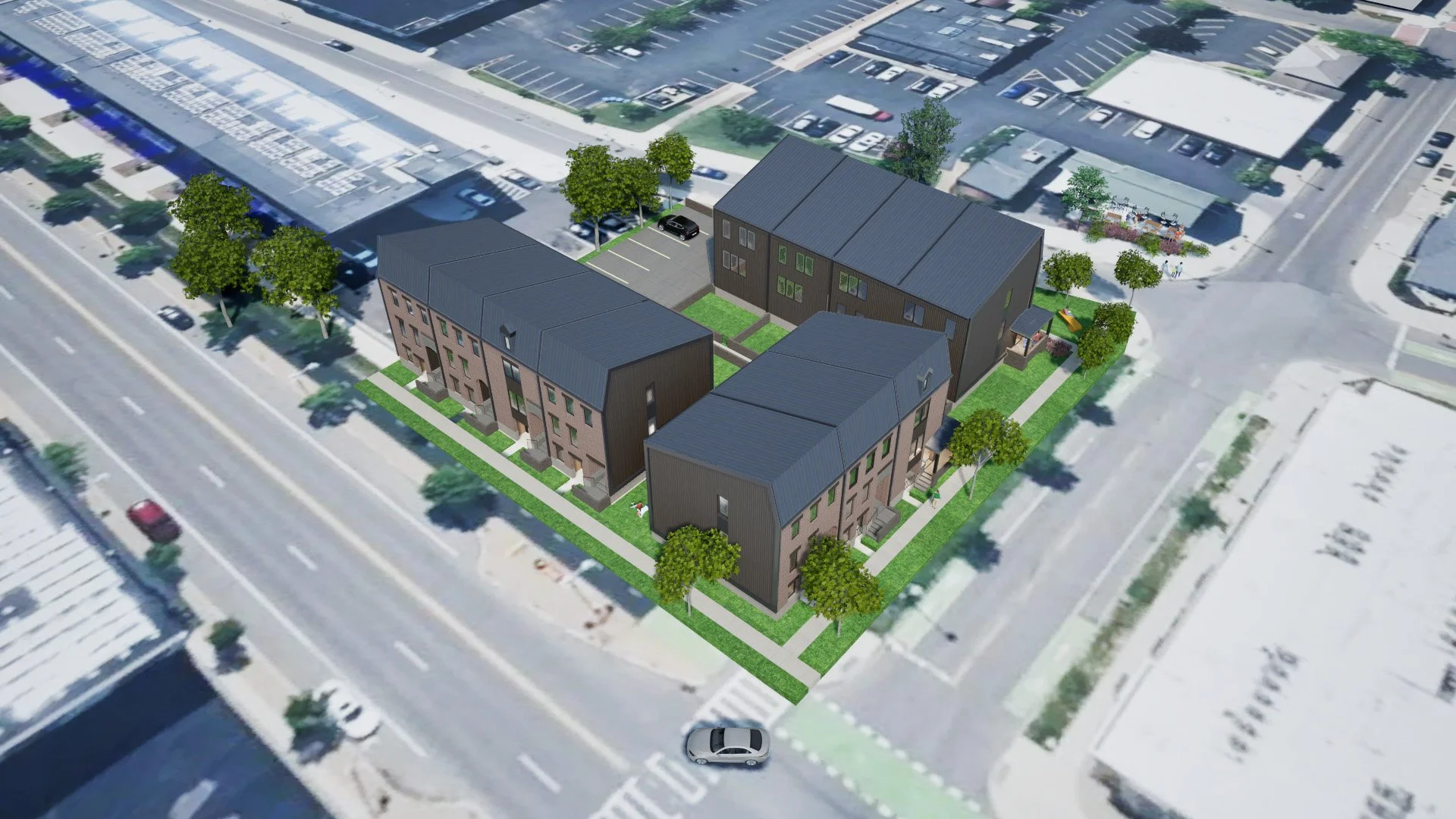 An exterior rendering of 125 Charlotte