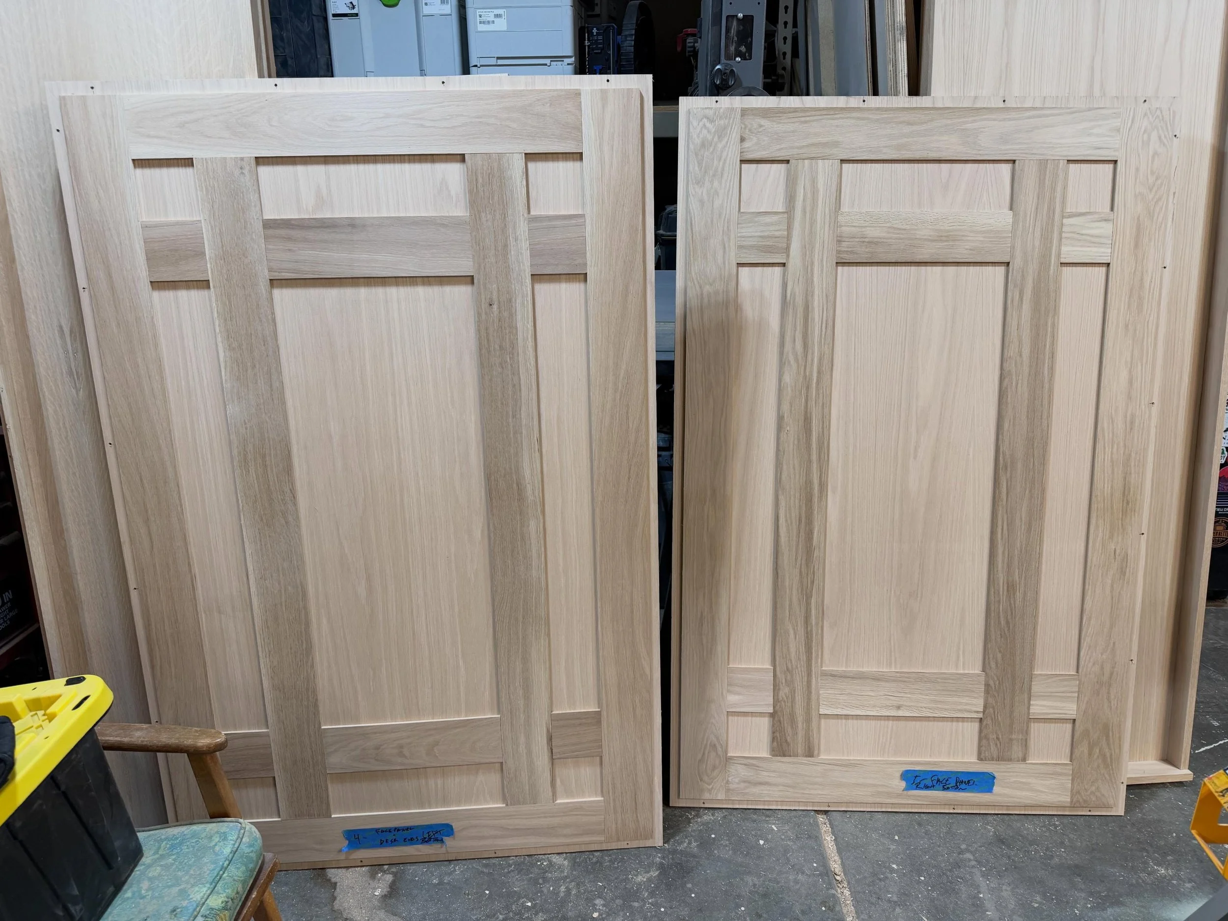 In the midst of the wet weather we&rsquo;ve been having lately, I&rsquo;ve been back in the shop working on a Murphy Bed for a customer up in Fort Collins. When the bed is put up, they&rsquo;ve elected to trim it out in mission style, which in my opi