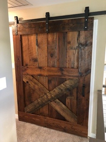 Handcrafted Interior Sliding Barn Door