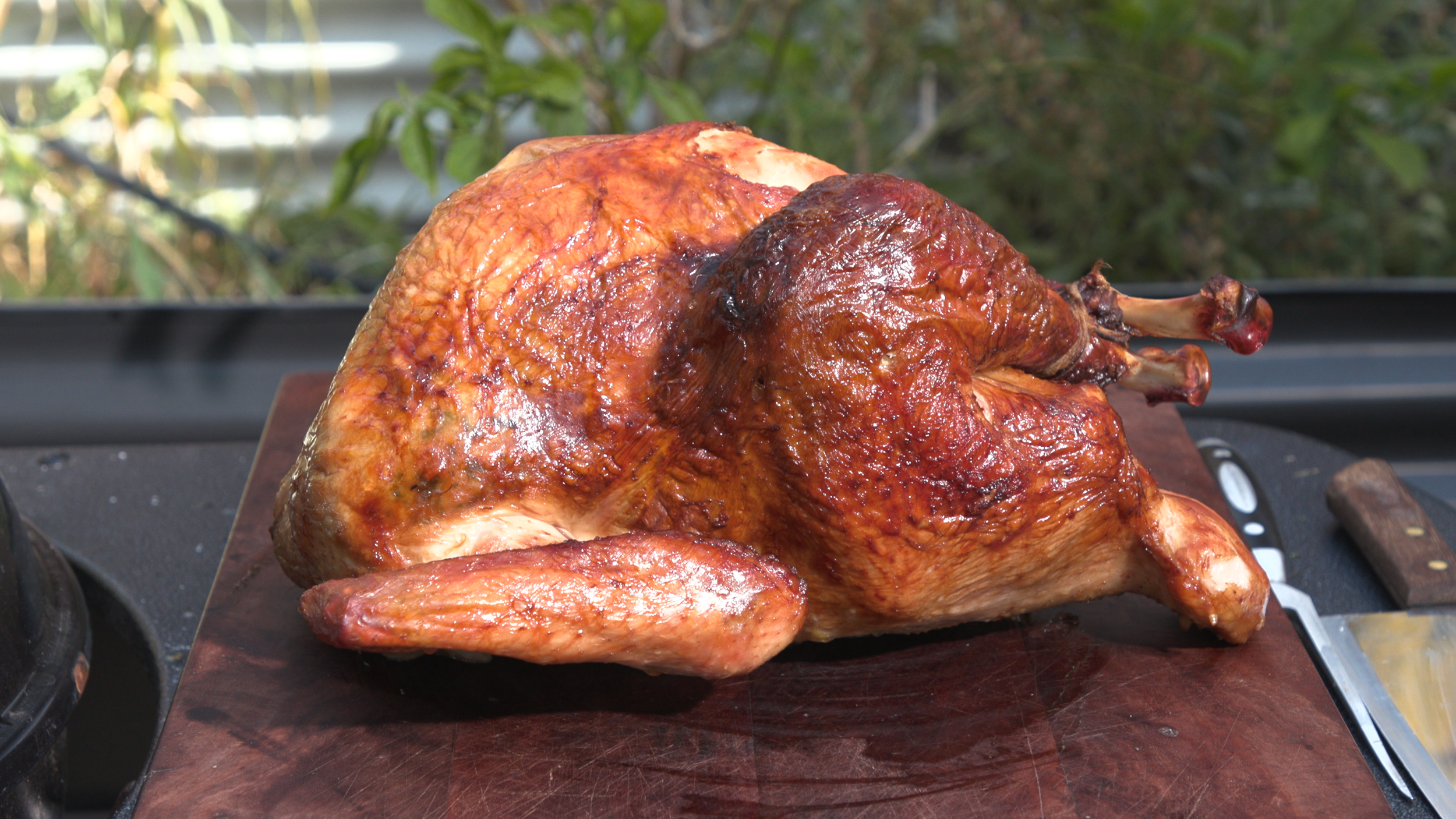 A Christmas Feast to Remember: Smoked Turkey on a Weber Kettle