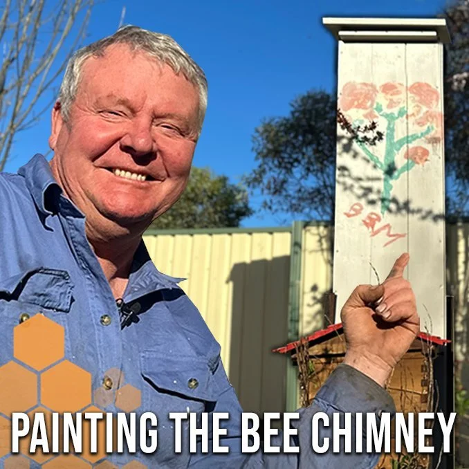 Beekeeping Adventures: Painting the Bee Chimney