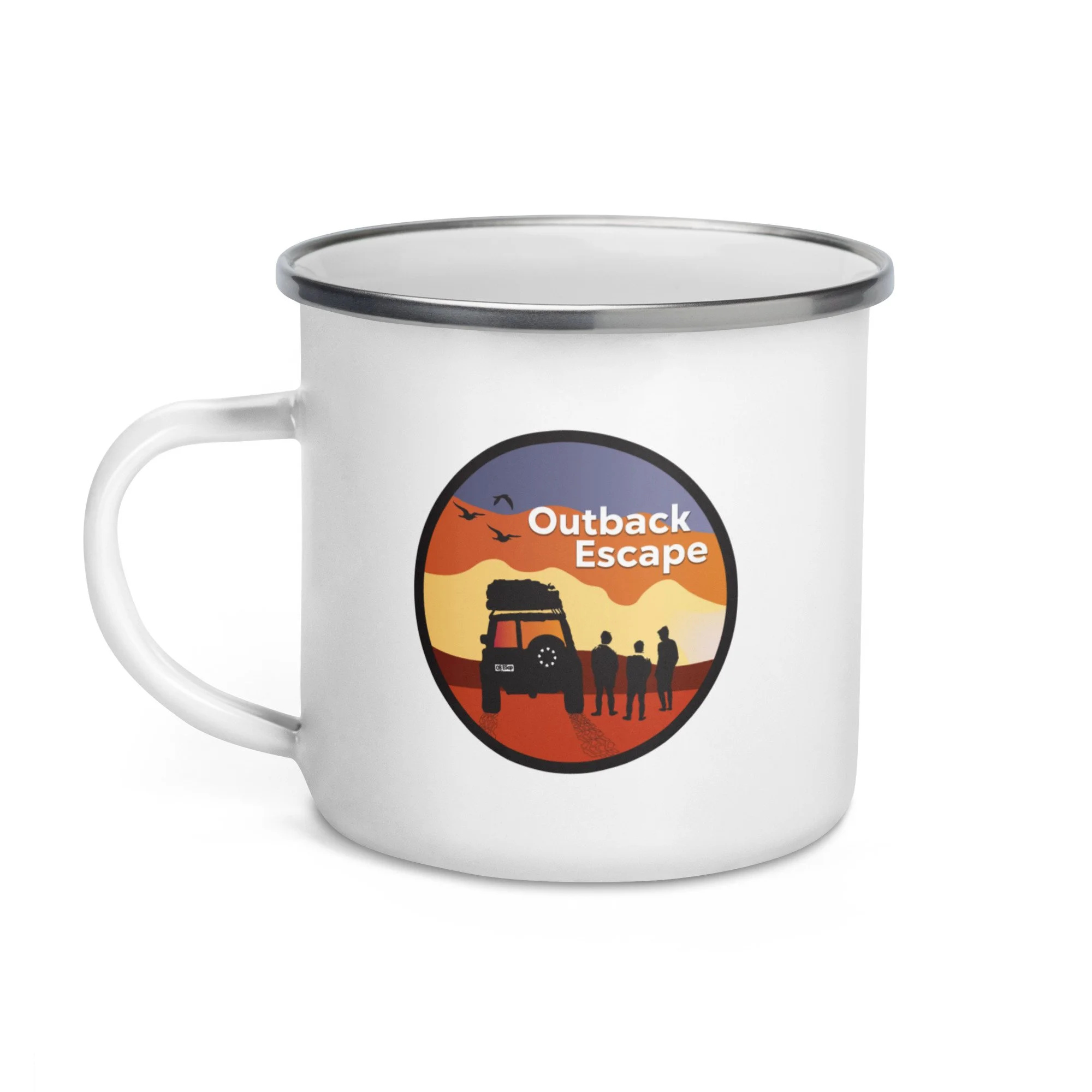 Outback Escape Enamel Mug