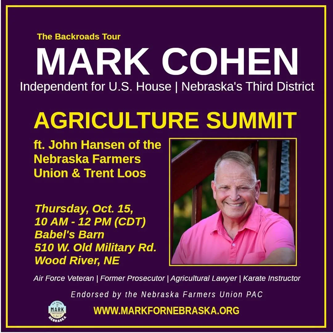 Agricultural Summit with Mark Cohen ft John Hansen & Trent Loos