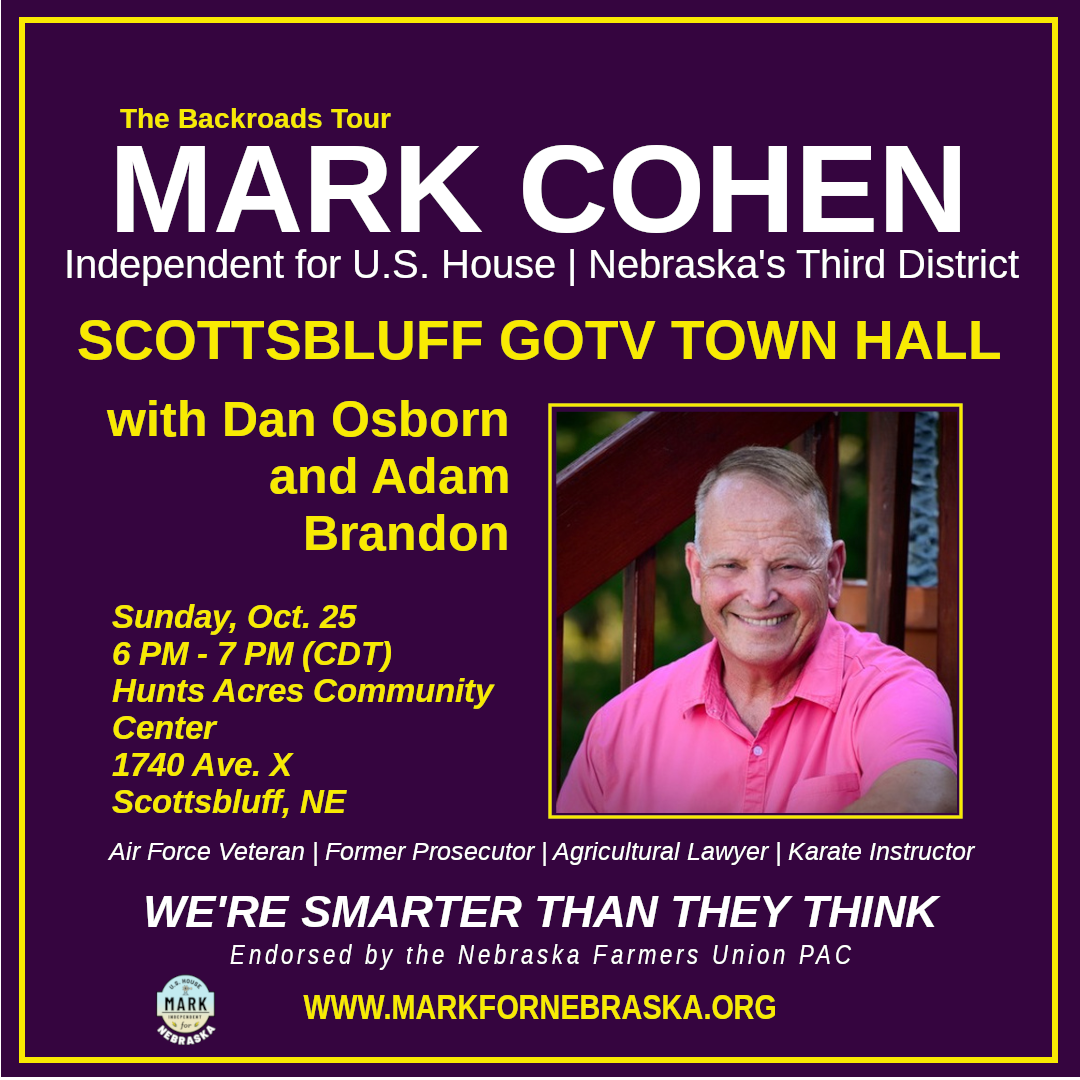 Scottsbluff Get Out The Vote Town Hall