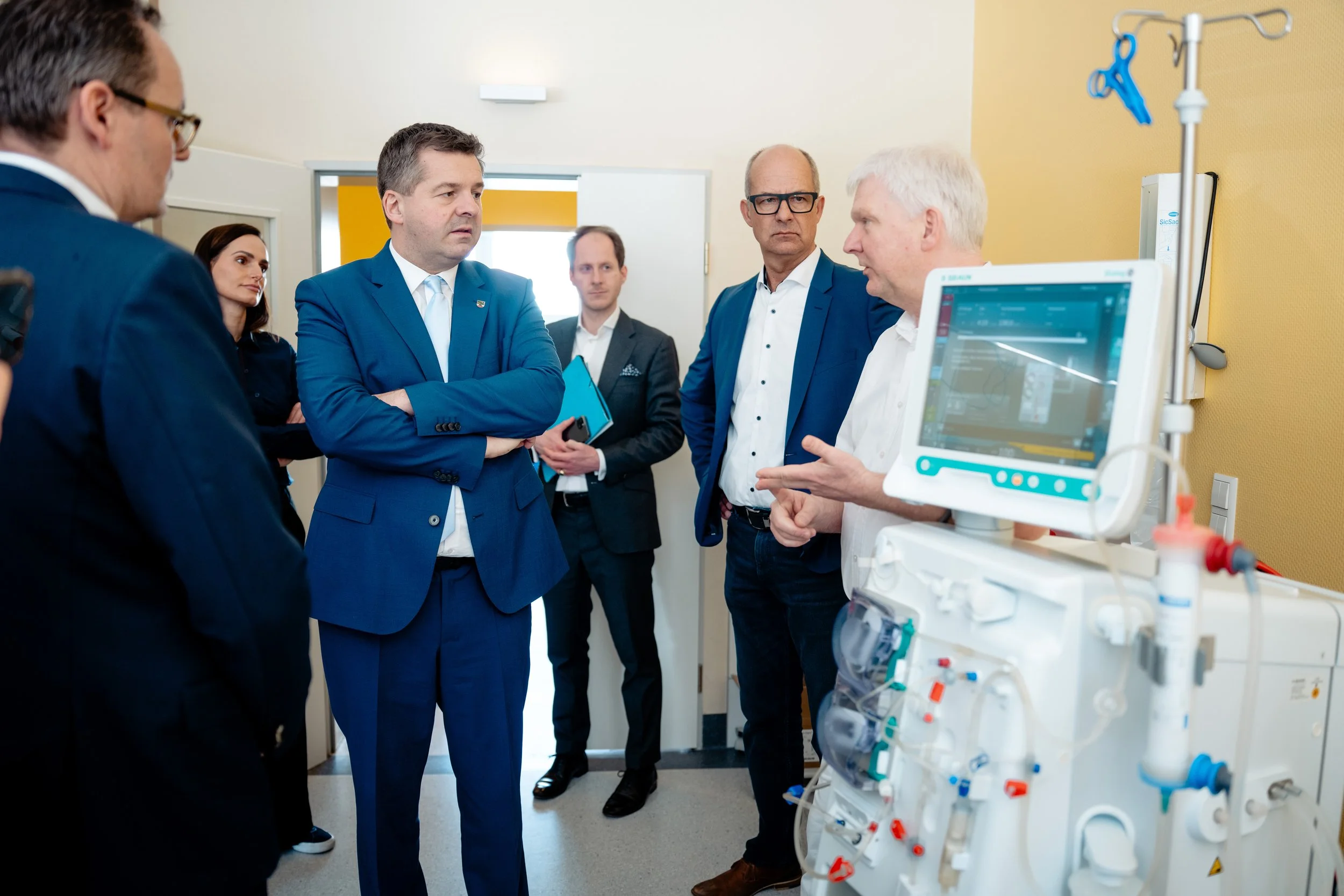 Thomas Weise im Austausch zur Gesundheitsversorgung in Stendal