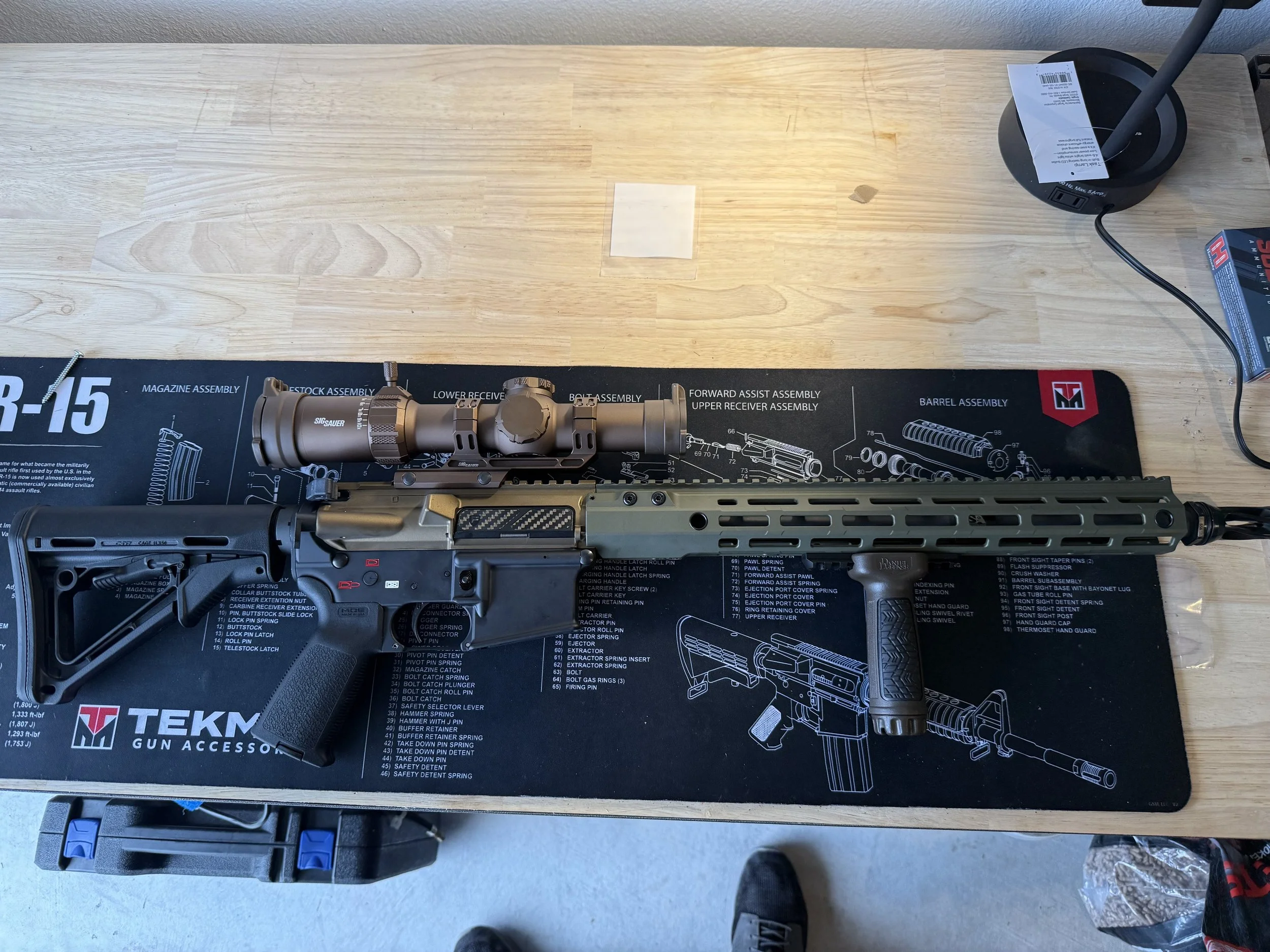 Custom built AR 15