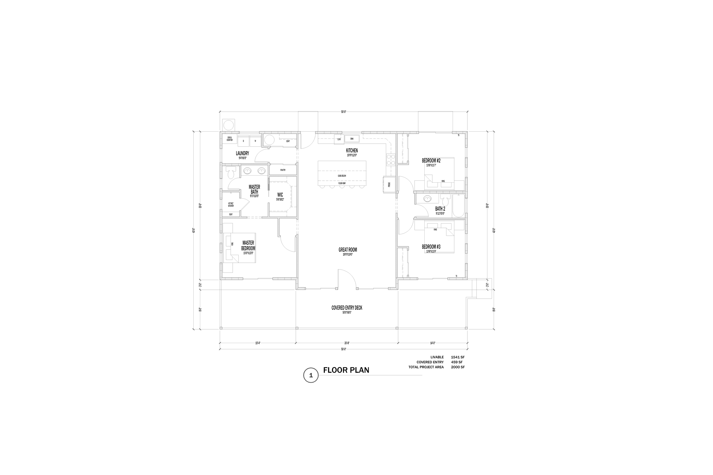 2,000 Square Foot Custom Residence