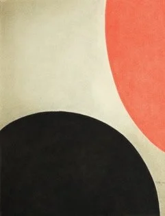 abstraction en rouge et noir II - 2014 (collection privée)