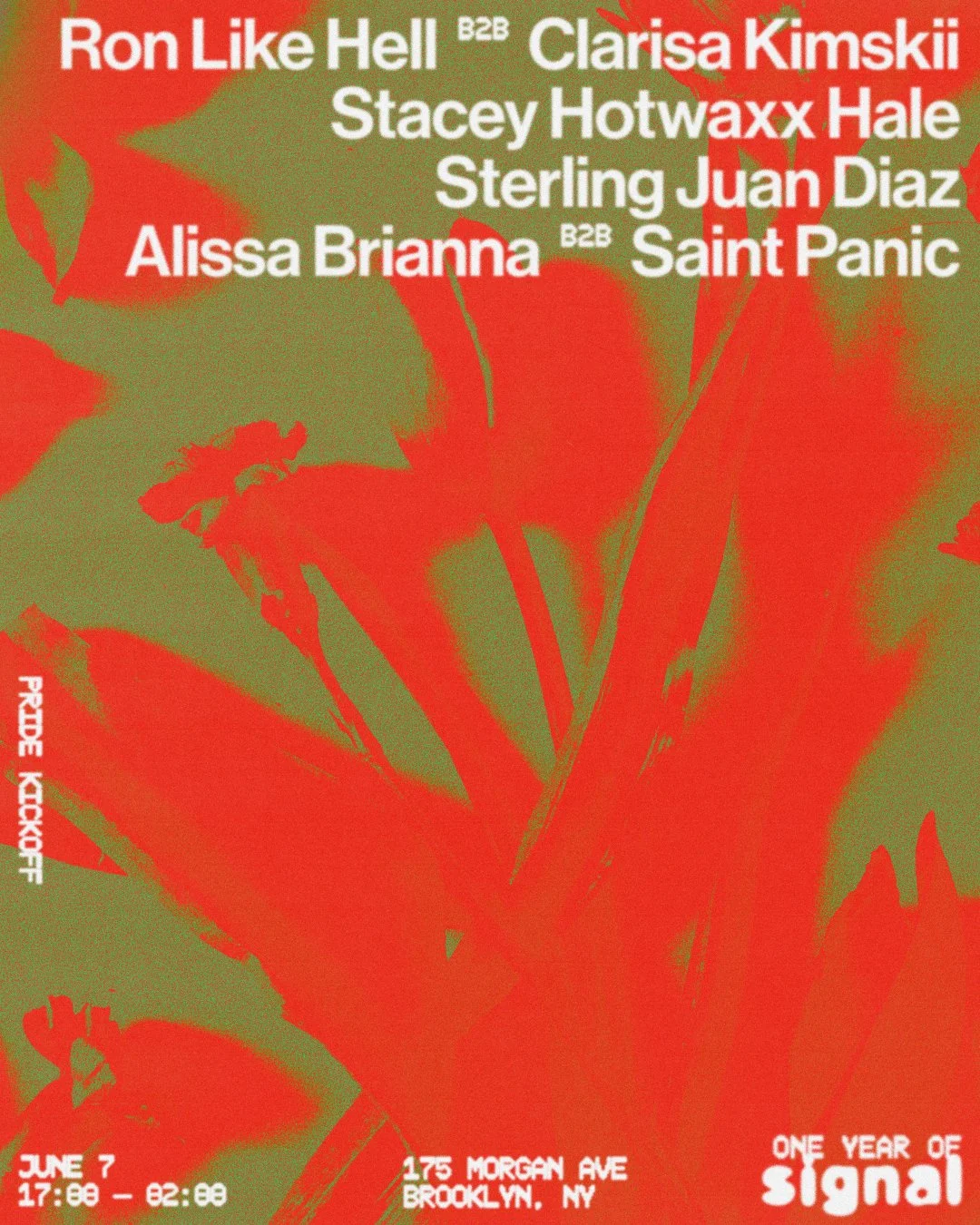 Pride: Ron Like Hell B2B Clarisa Kimskii, Stacey Hotwaxx Hale, Sterling Juan Diaz + more