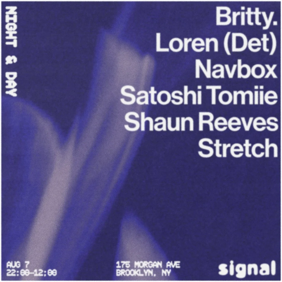  Night & Day: Satoshi Tomiie, Loren b2b britty. , Shaun Reeves, Stretch, and Avenue F