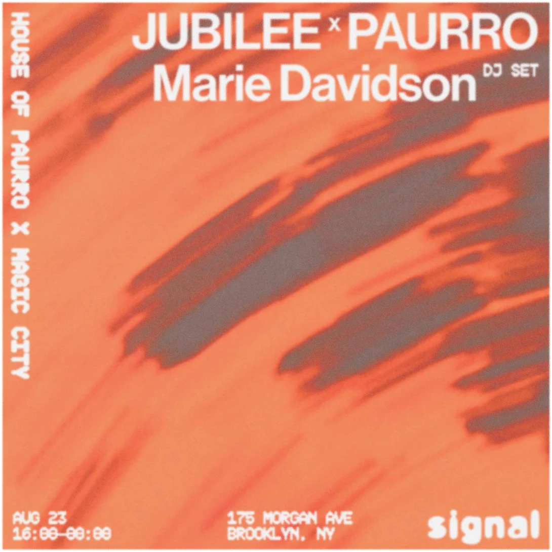 House Of Paurro x Magic City: Marie Davidson, Jubilee x Paurro