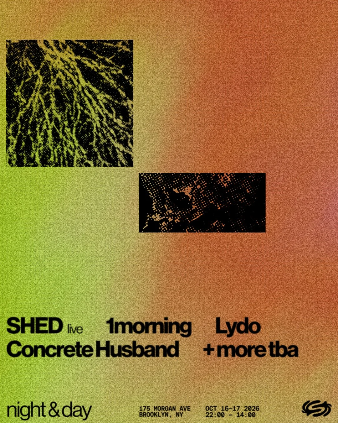 Shed (LIVE), 1morning, LYDO, Concrete Husband + TBA