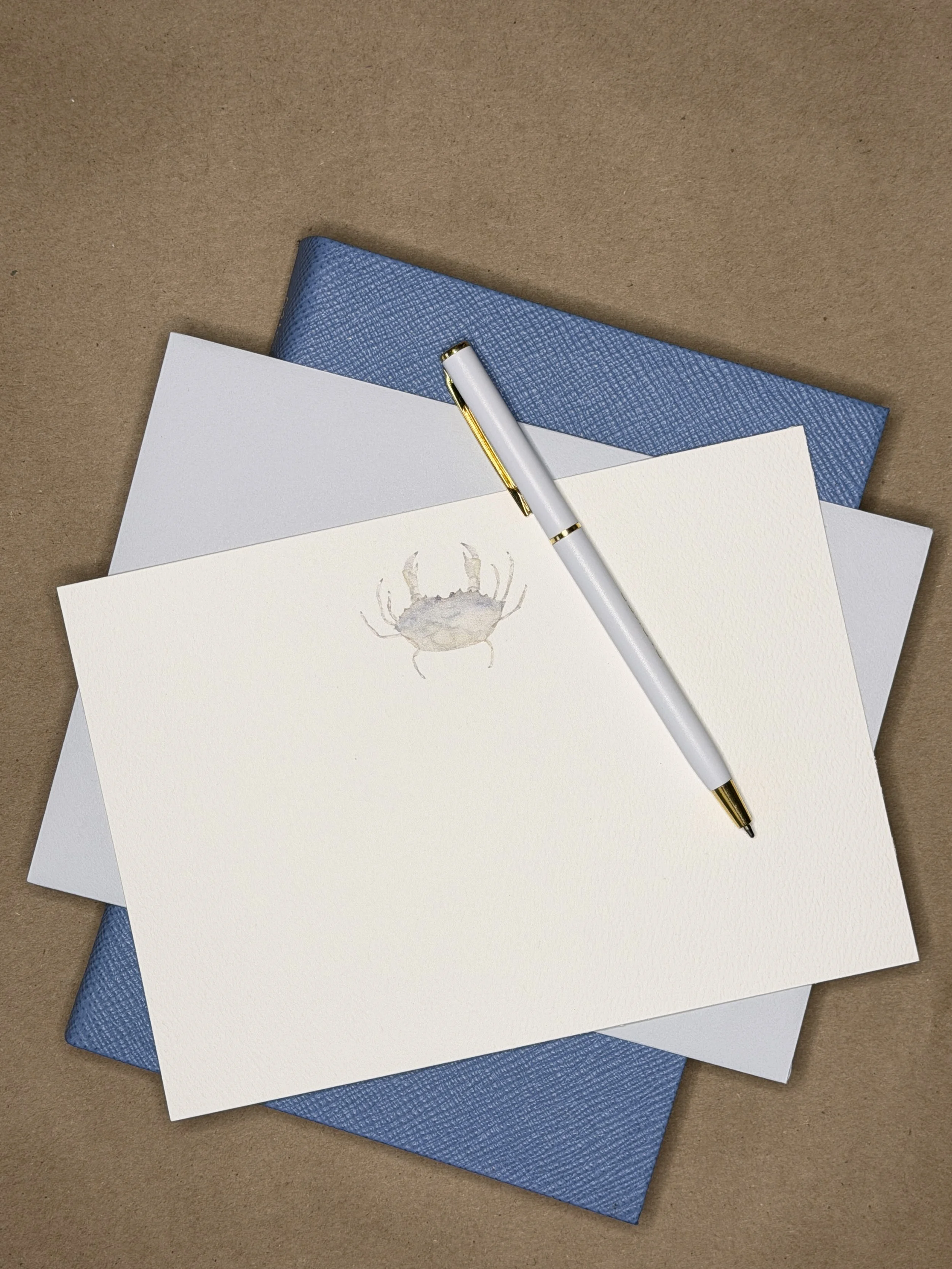 Blue Crab Correspondence Cards