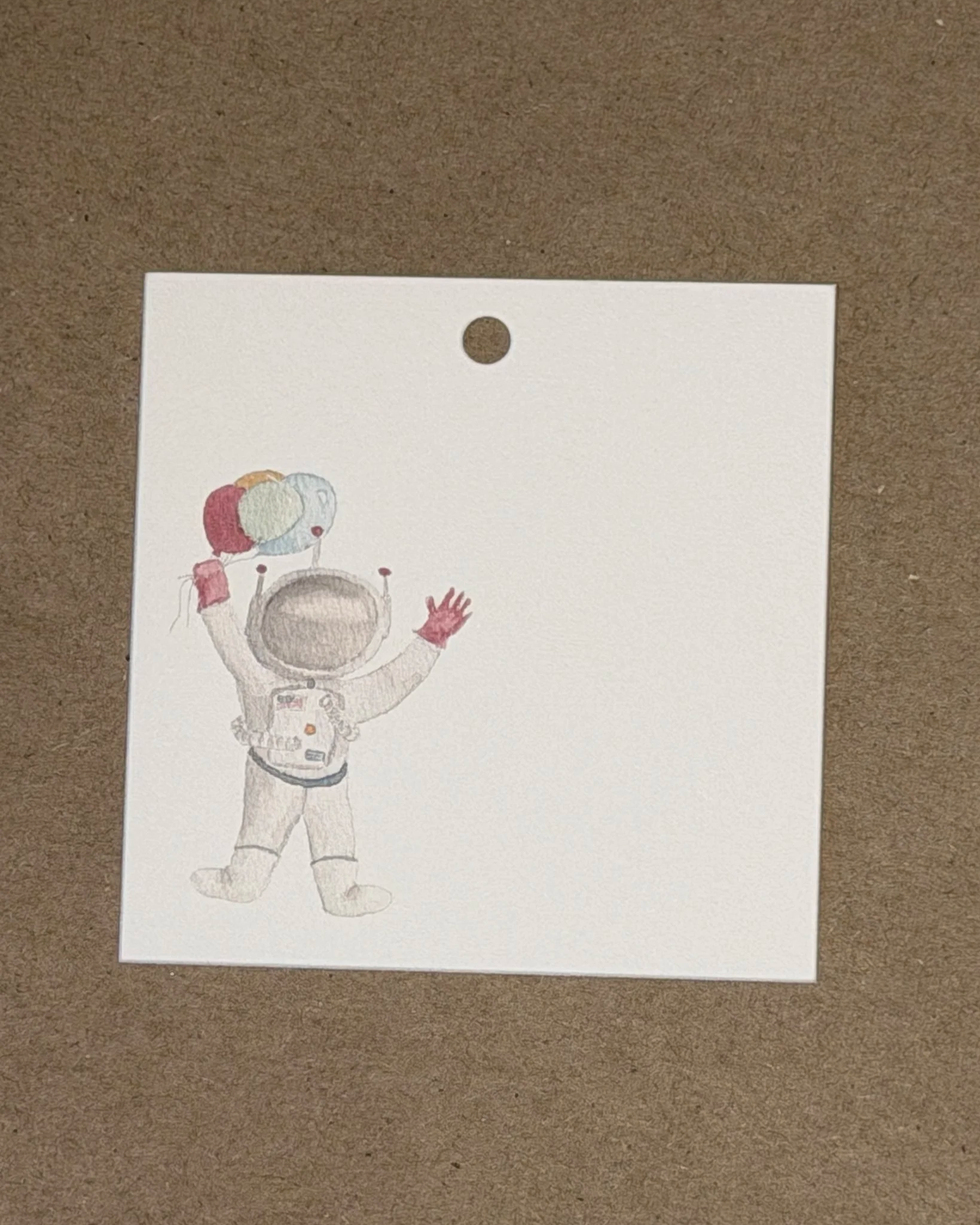Astronaut Gift Tags
