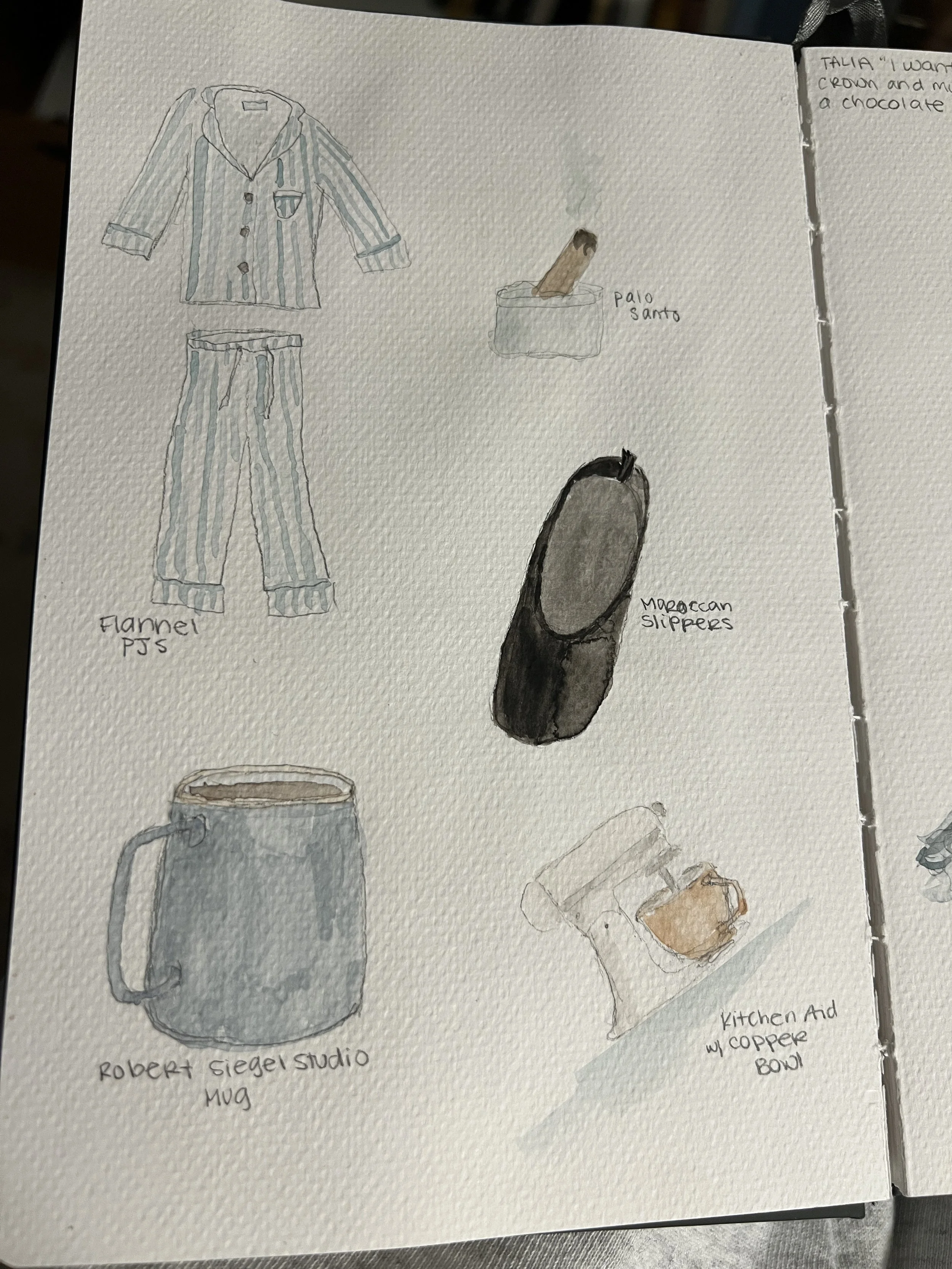 february in the sketchbook