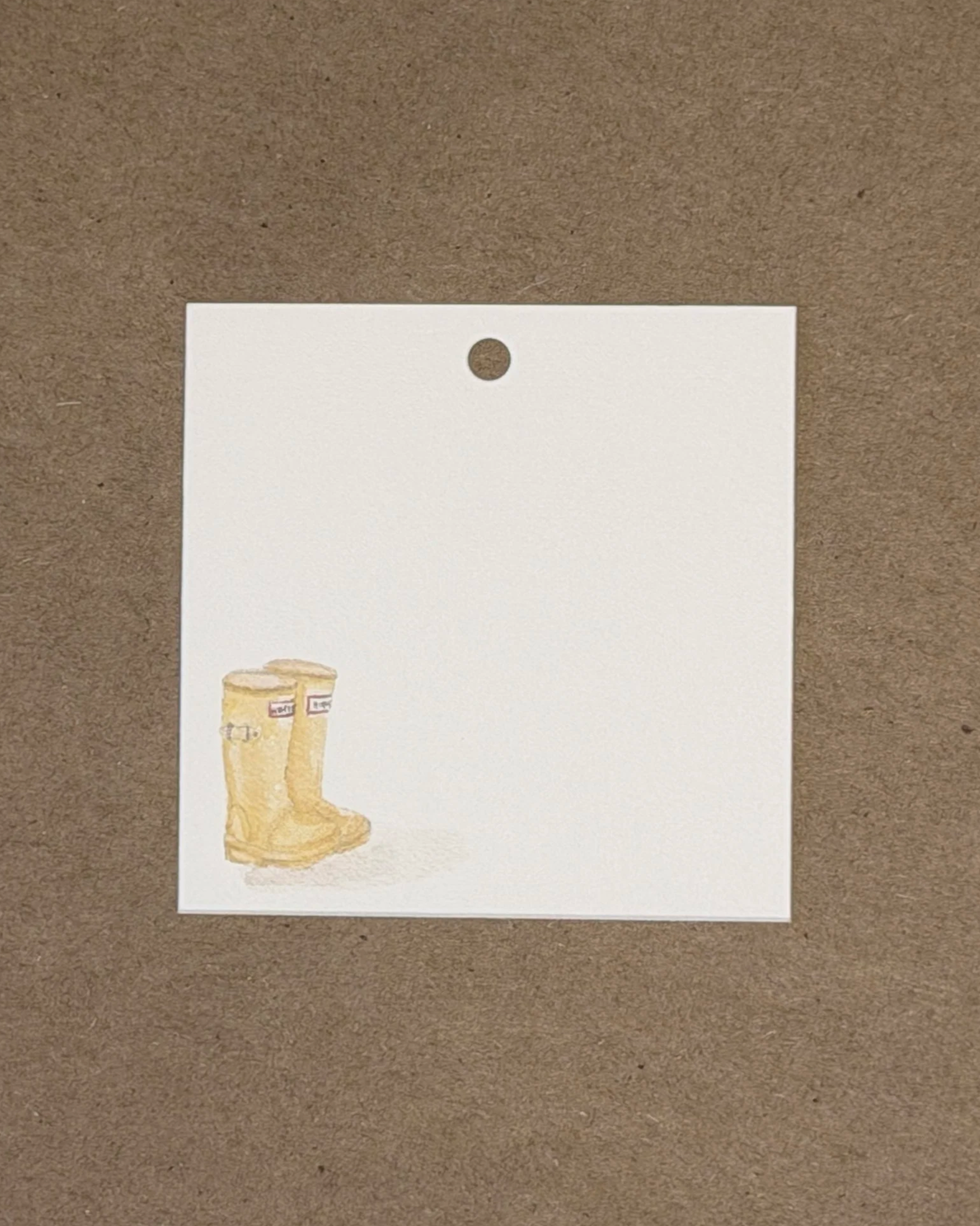 Rainboots gift tags