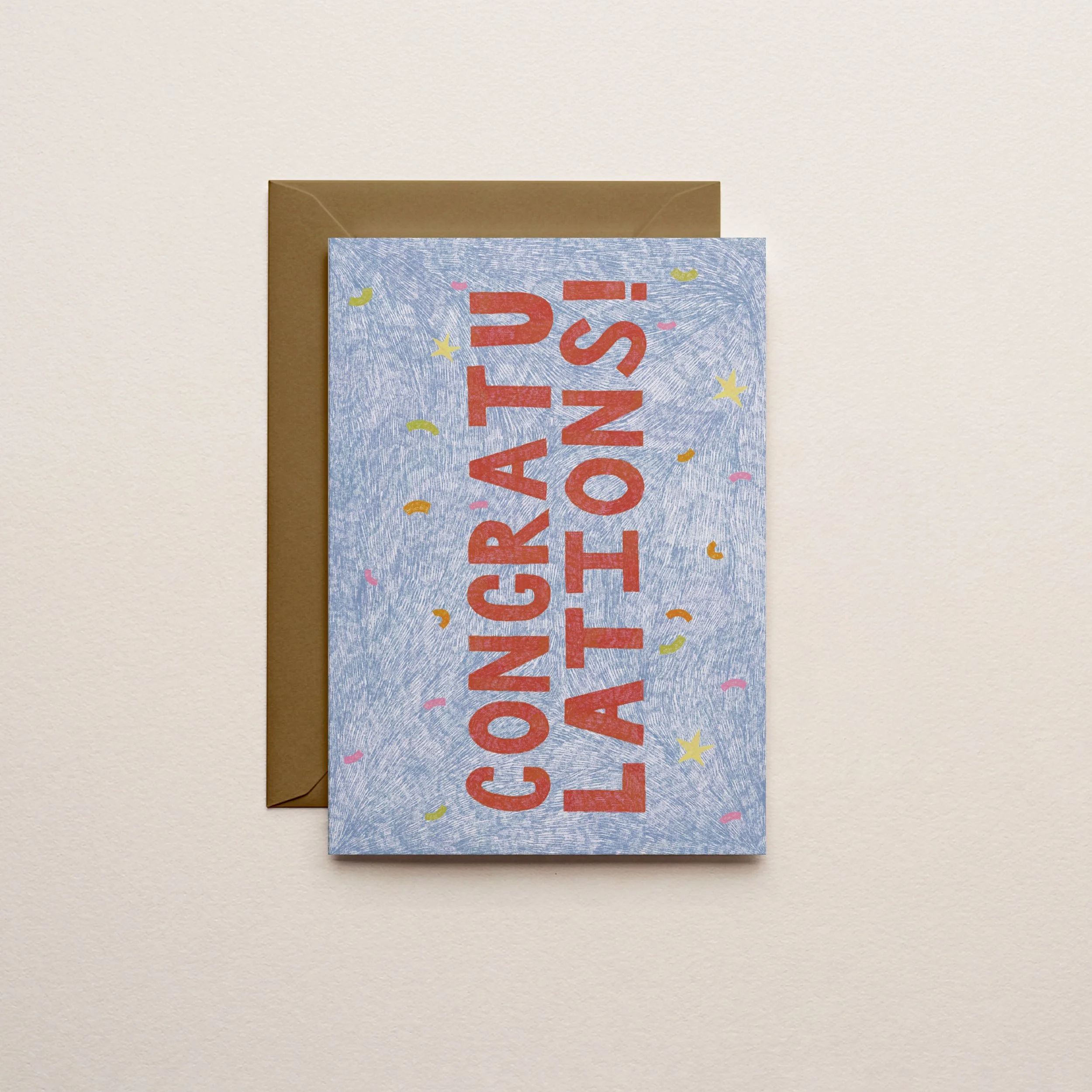 Congratulations - A6 Greetings Card