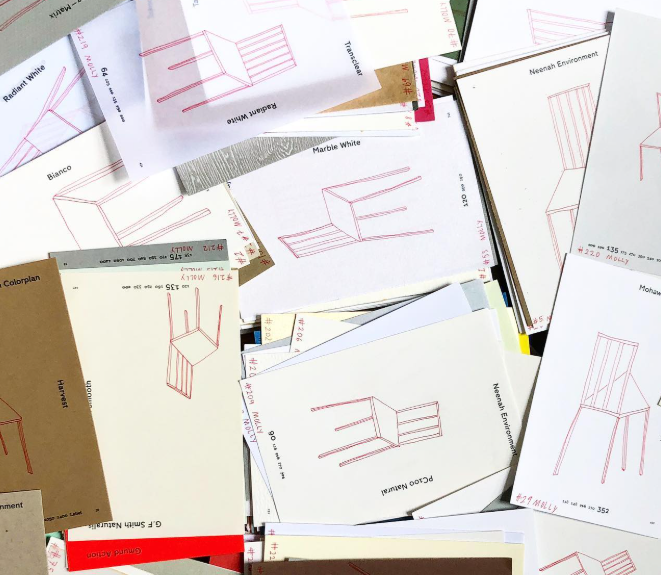 251 Chairs Drawing A6