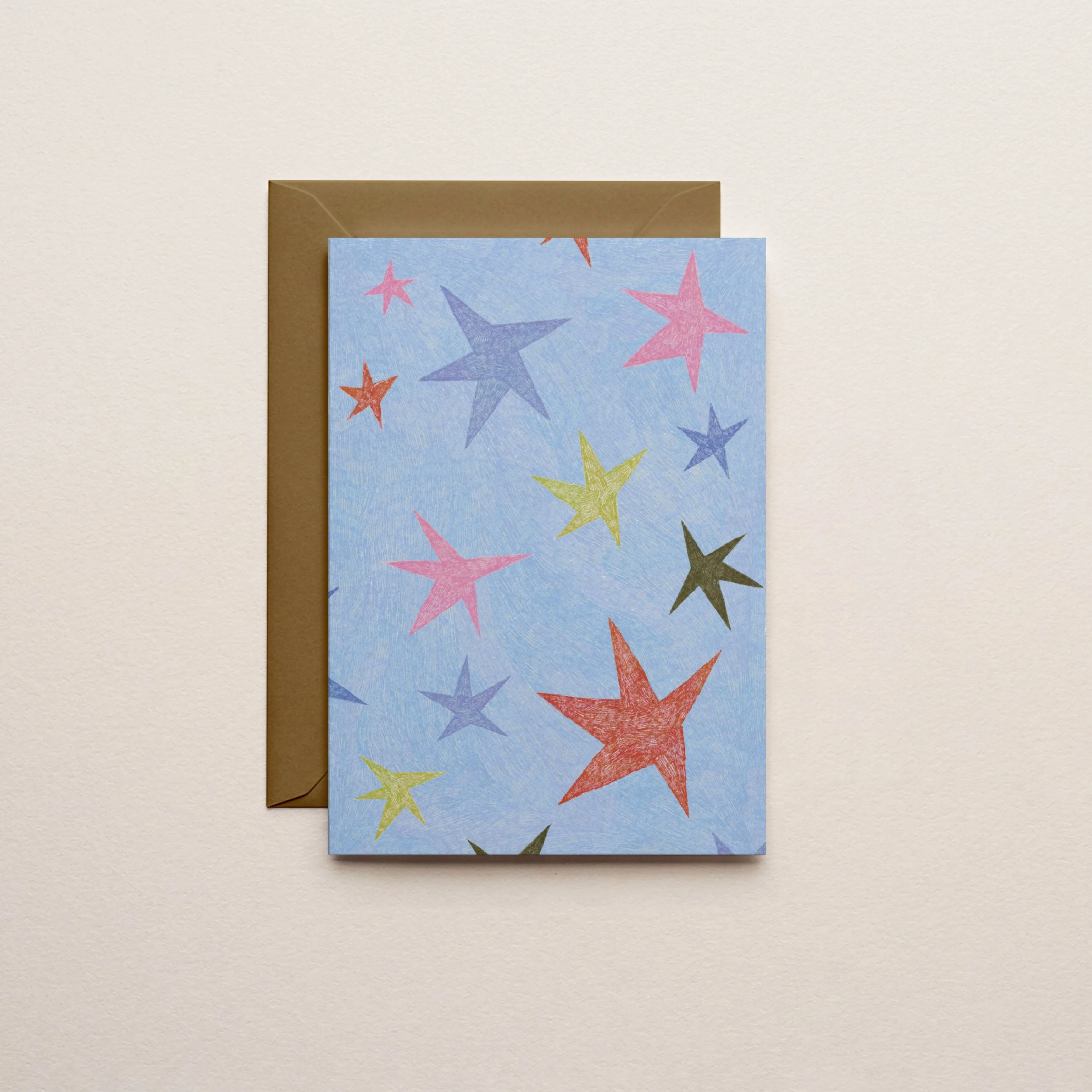 Nice Stars - A6 Greetings Card