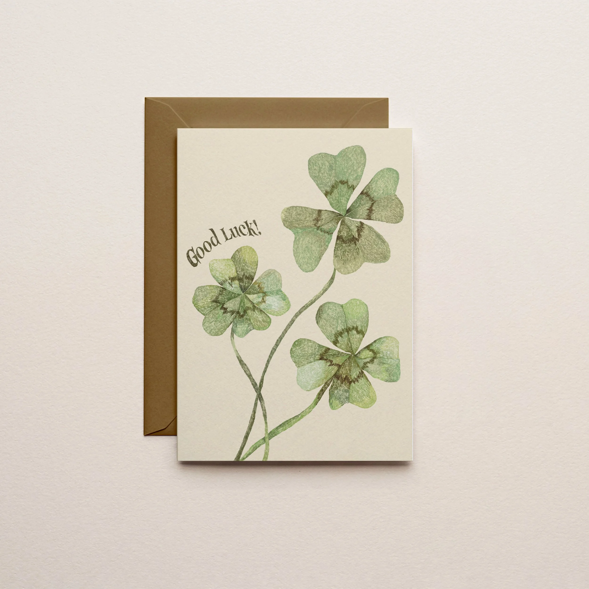 Good Luck - A6 Greetings Card