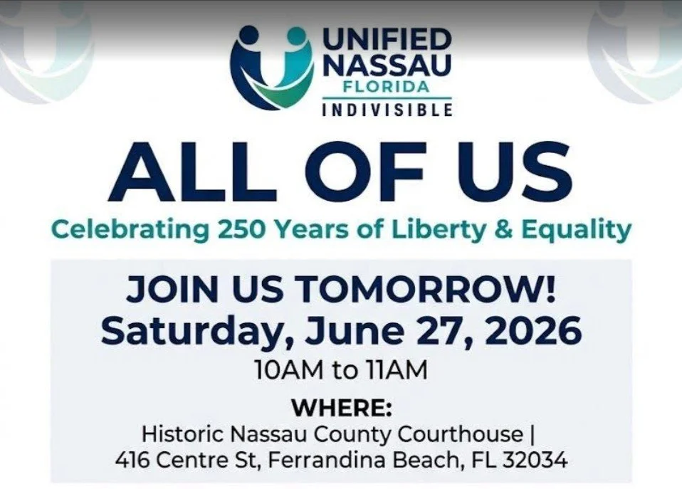Unified Nassau Florida ‘ALL OF US’ Demonstration