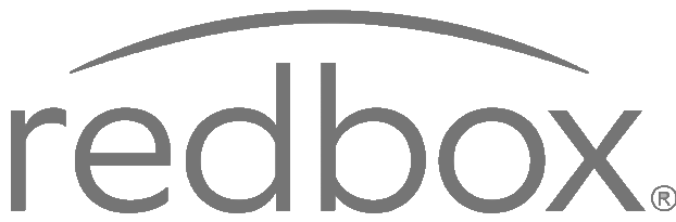 Redbox logo with text and an arched line above.
