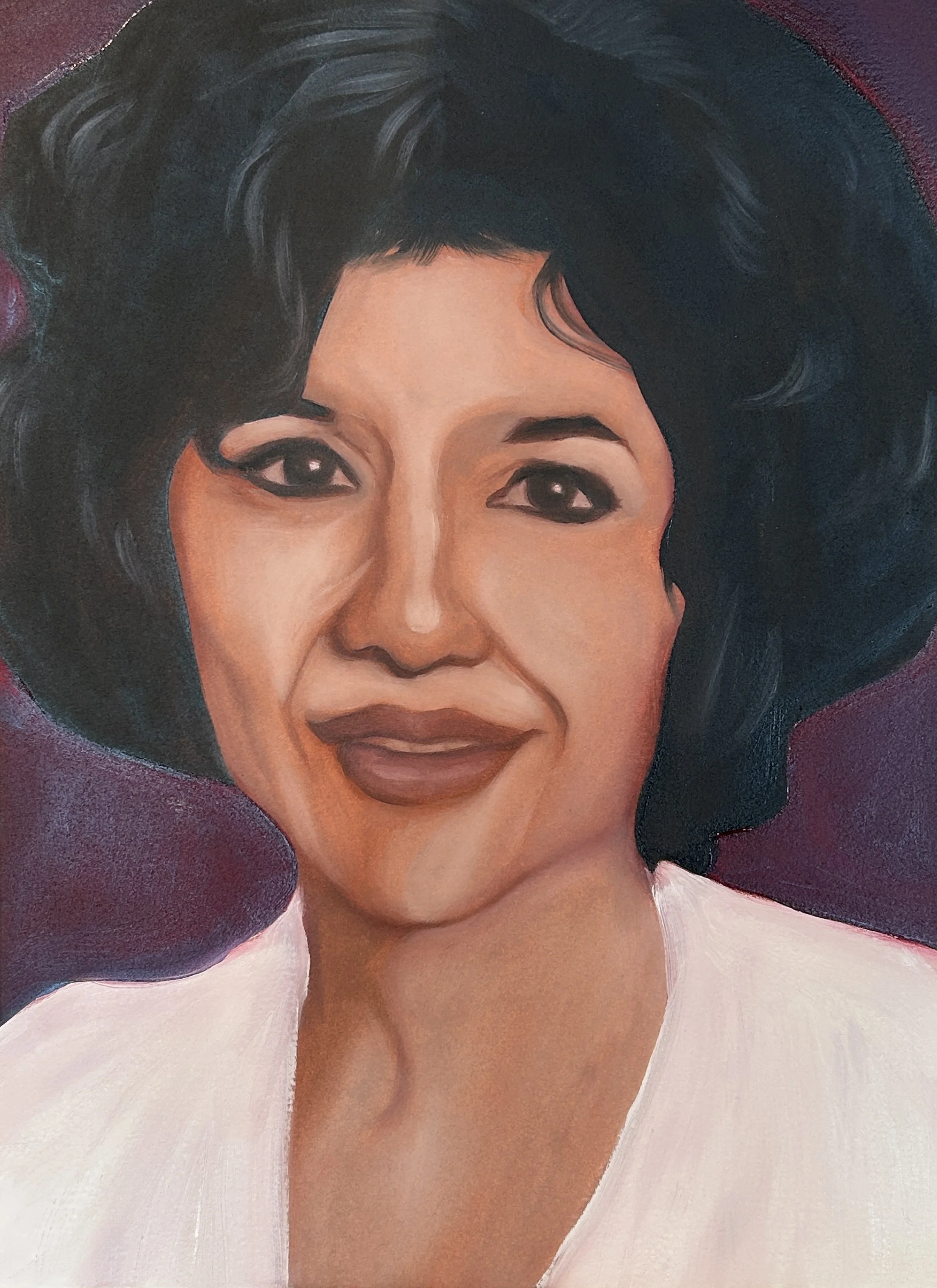 "Grandma (I)"
Oil on paper
February 2024