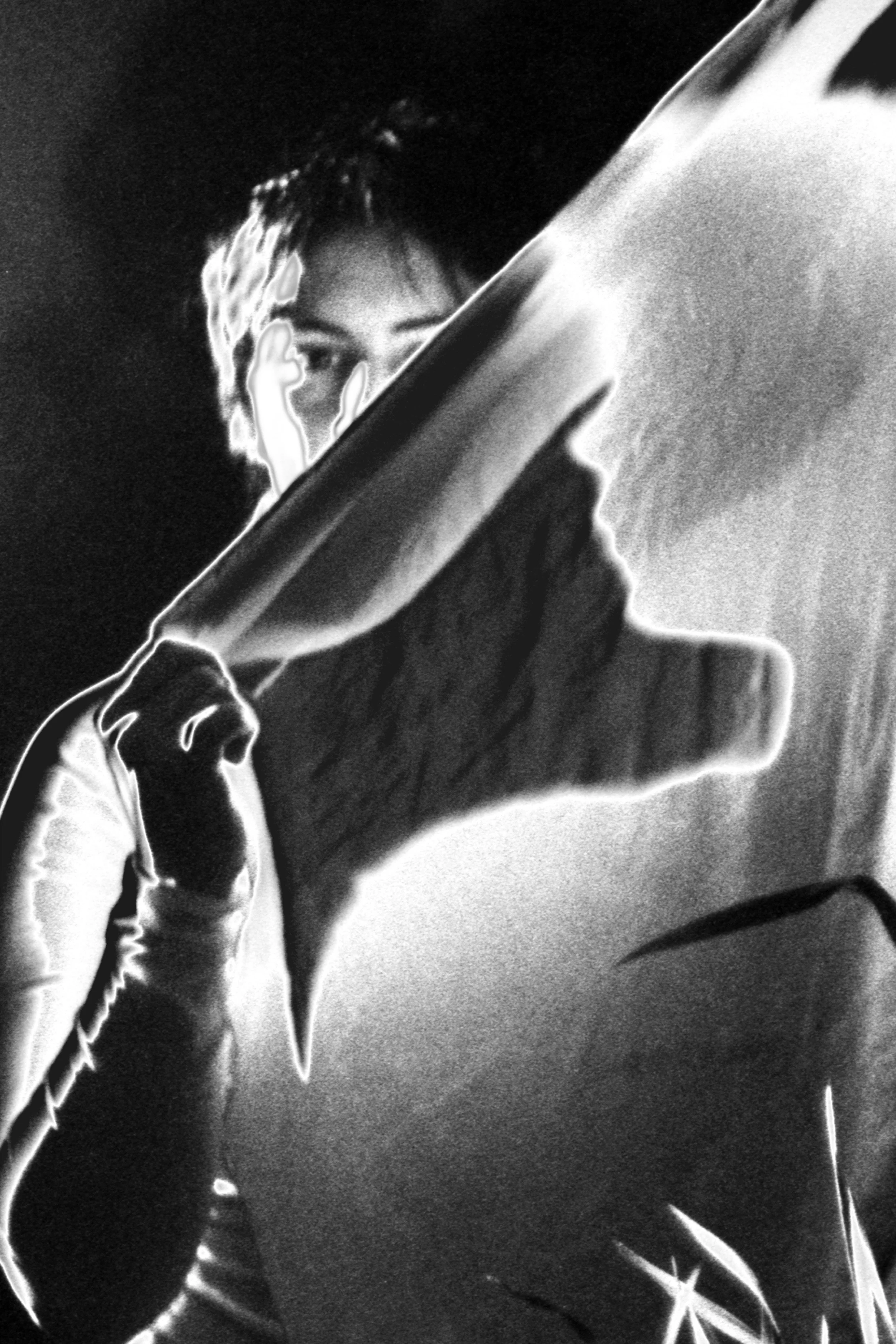 "Ascending"
Digitally altered B&W 35mm,
February 2026